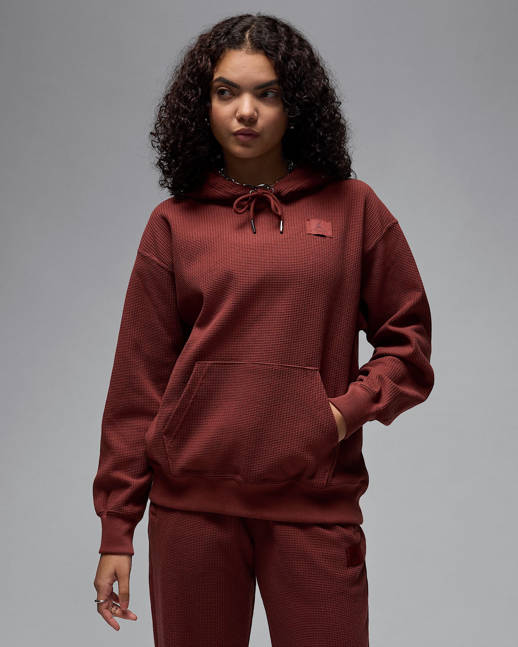 Дамски Суитшърт NIKE W J FLT FLC WFL PO