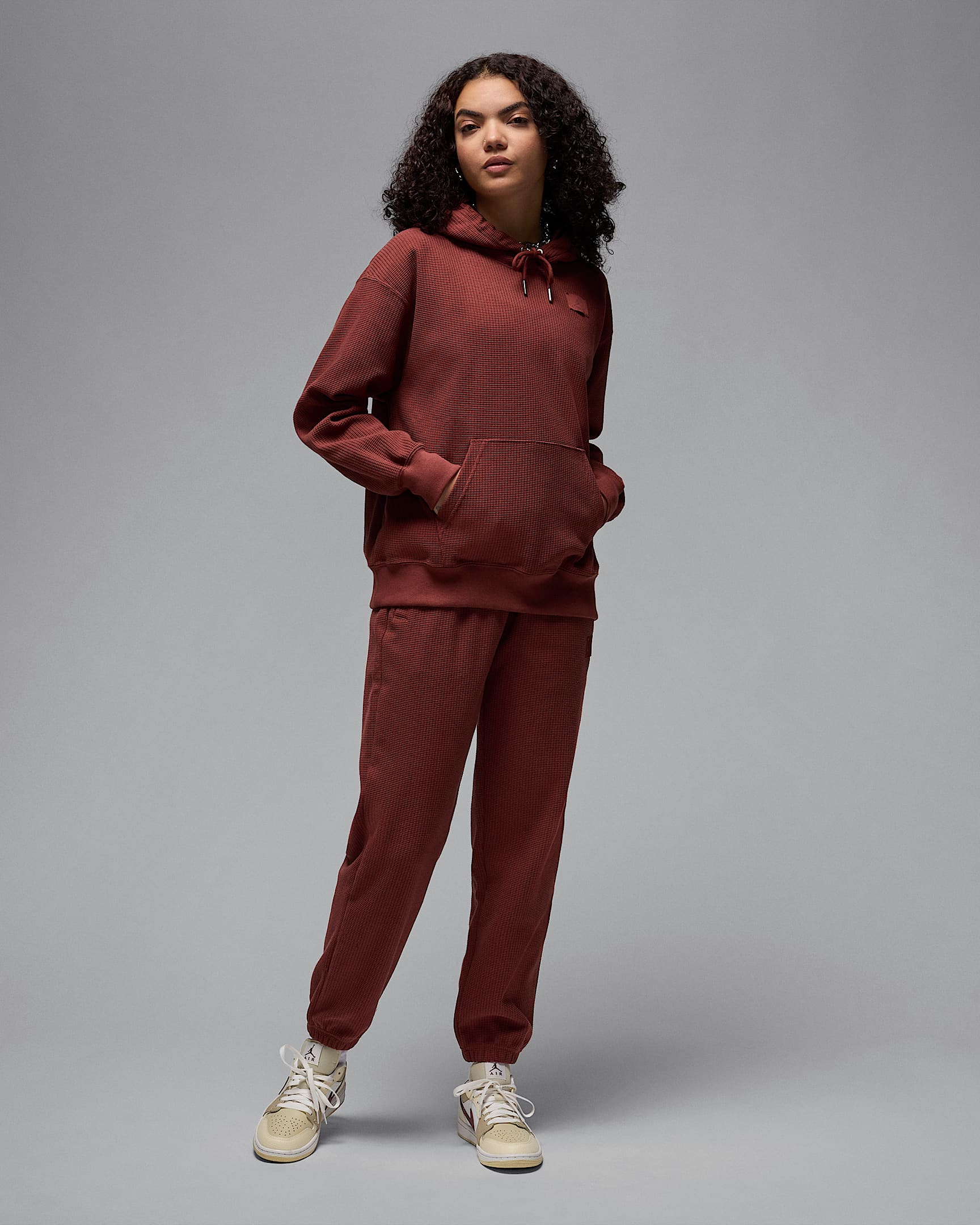 Дамски Суитшърт NIKE W J FLT FLC WFL PO