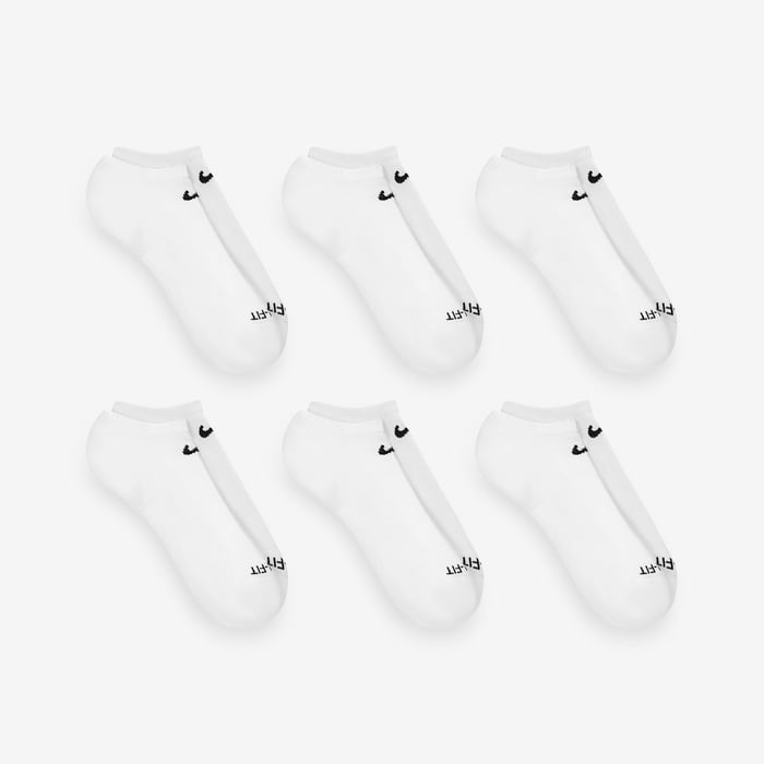 Image of Унисекс Чорапи NIKE U NK EVERYDAY PLUS CUSH NS 6PR - 132, бял цвят, Балистик