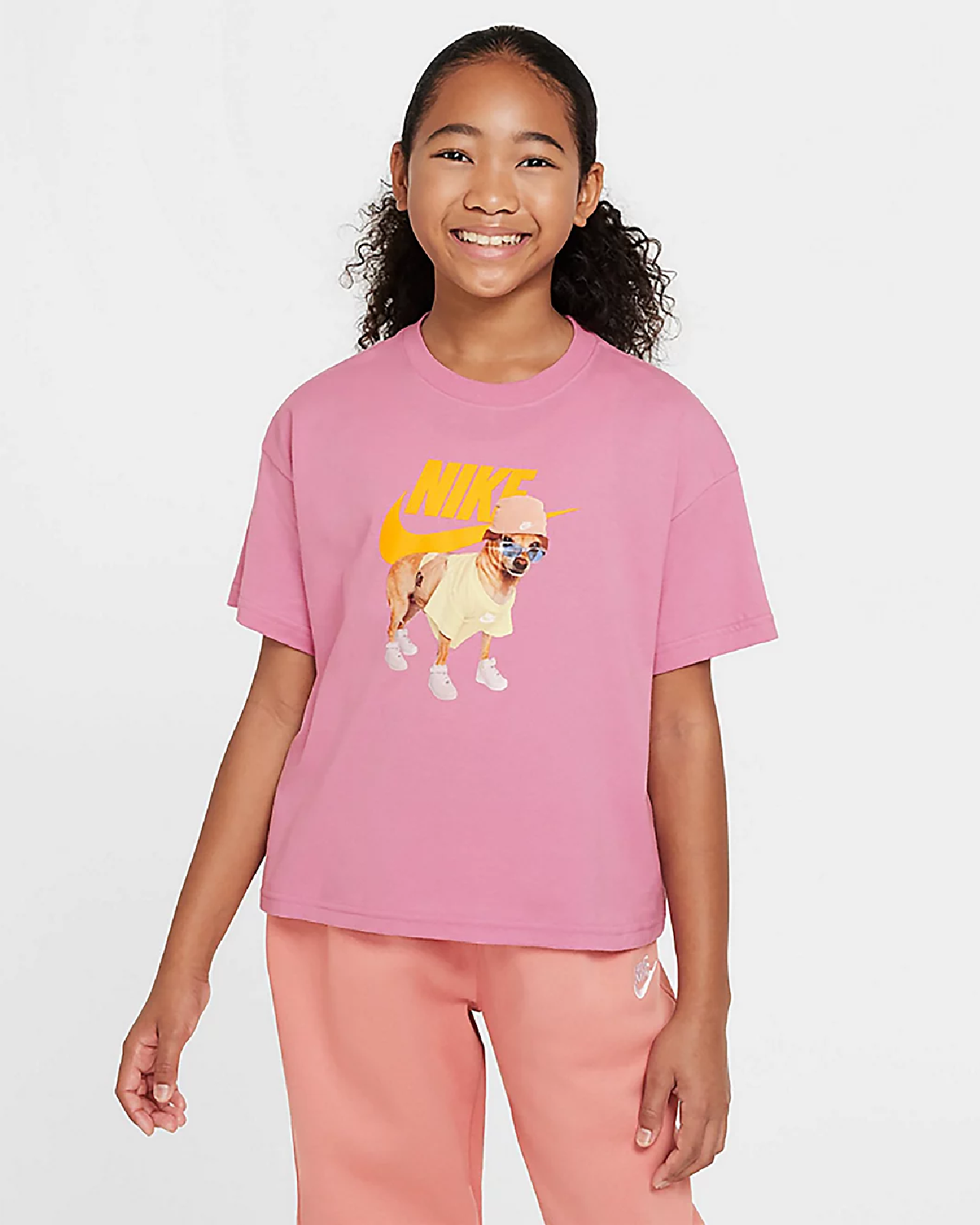 Image of Юношеска Тениска NIKE G NSW TEE KC 2 - Ballistic-sport