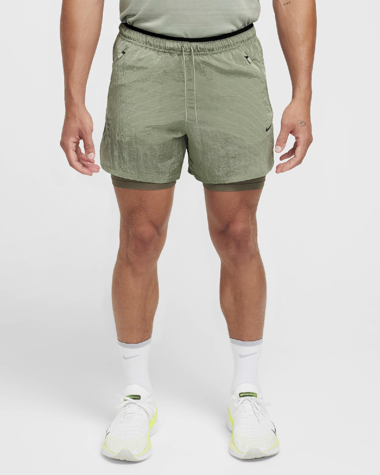 Мъжки Къс панталон NIKE M NK DF RPL RD STRD 5IN 2N1 SH - Ballistic-sport
