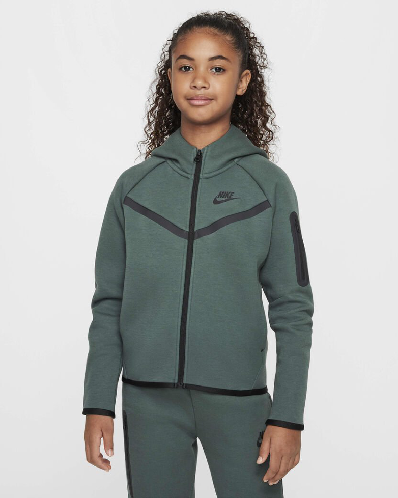 Image of Юношески Суитшърт NIKE G NSW TCH FLC HD FZ LS - PD - Ballistic-sport