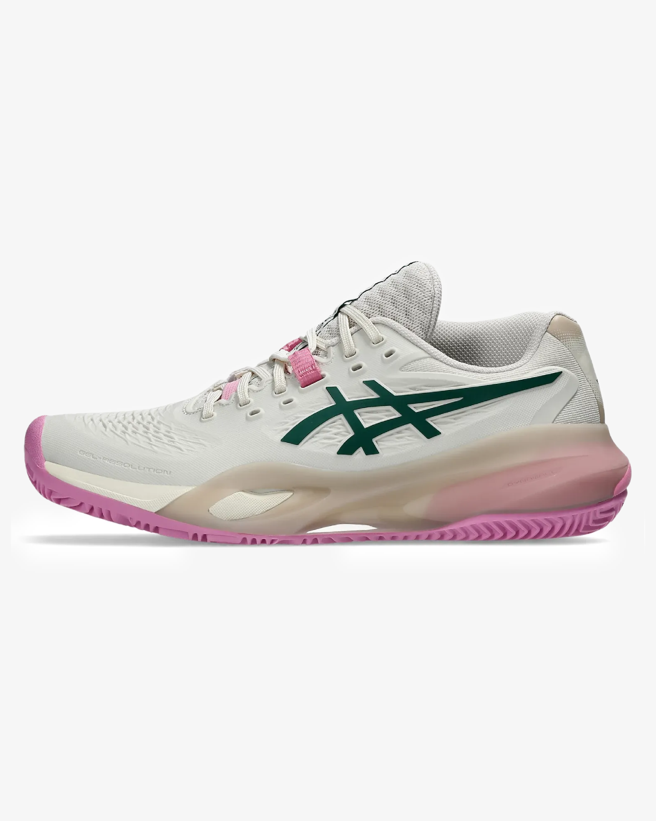 Image of Дамски Маратонки ASICS GEL-RESOLUTION X PADEL SOFT OAT/GREEN