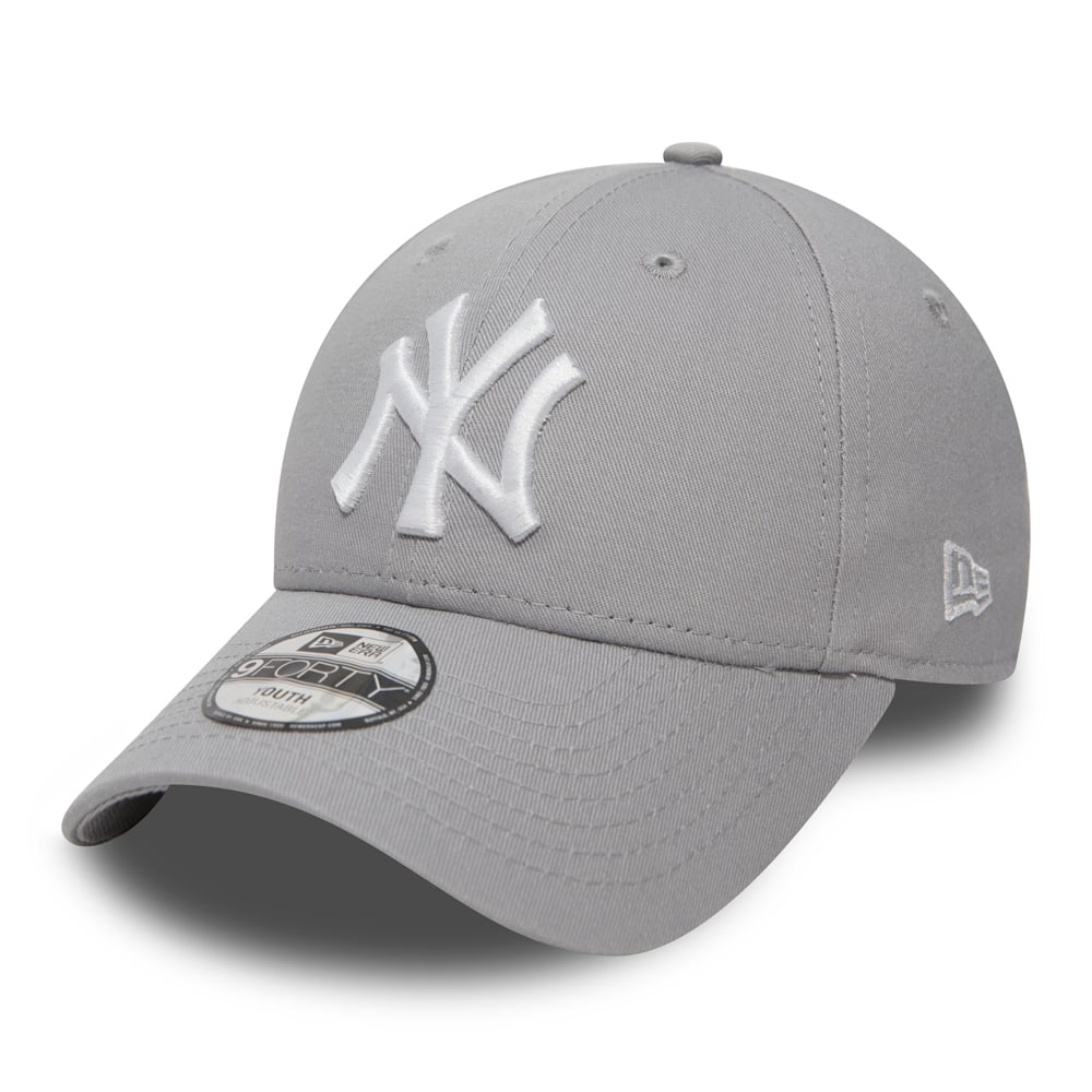 Image of Юношеска Шапка NEW ERA KAPA OTR. K940 LEAGUE BASIC NY grey/white - Ballistic-sport