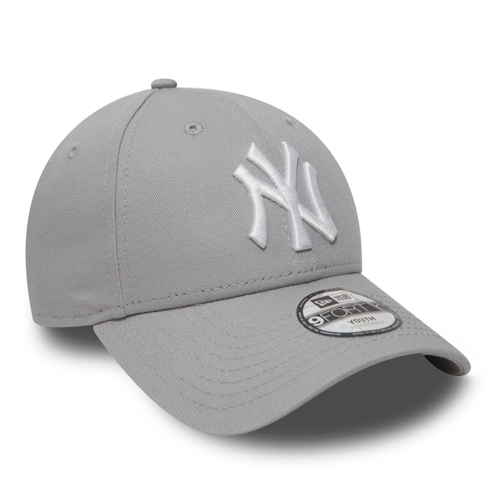 Image of Юношеска Шапка NEW ERA KAPA OTR. K940 LEAGUE BASIC NY grey/white - Ballistic-sport