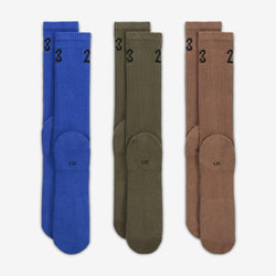 Image of Unisex Socks NIKE U JORDAN ESSENTIAL CREW 3PR