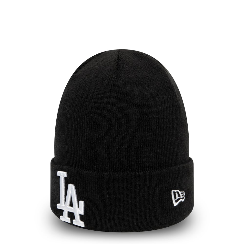 Image of Мъжка Шапка NEW ERA KAPA MLB ESSENTIAL CUFF KNIT LOSDOD BLKWHI - Ballistic-sport