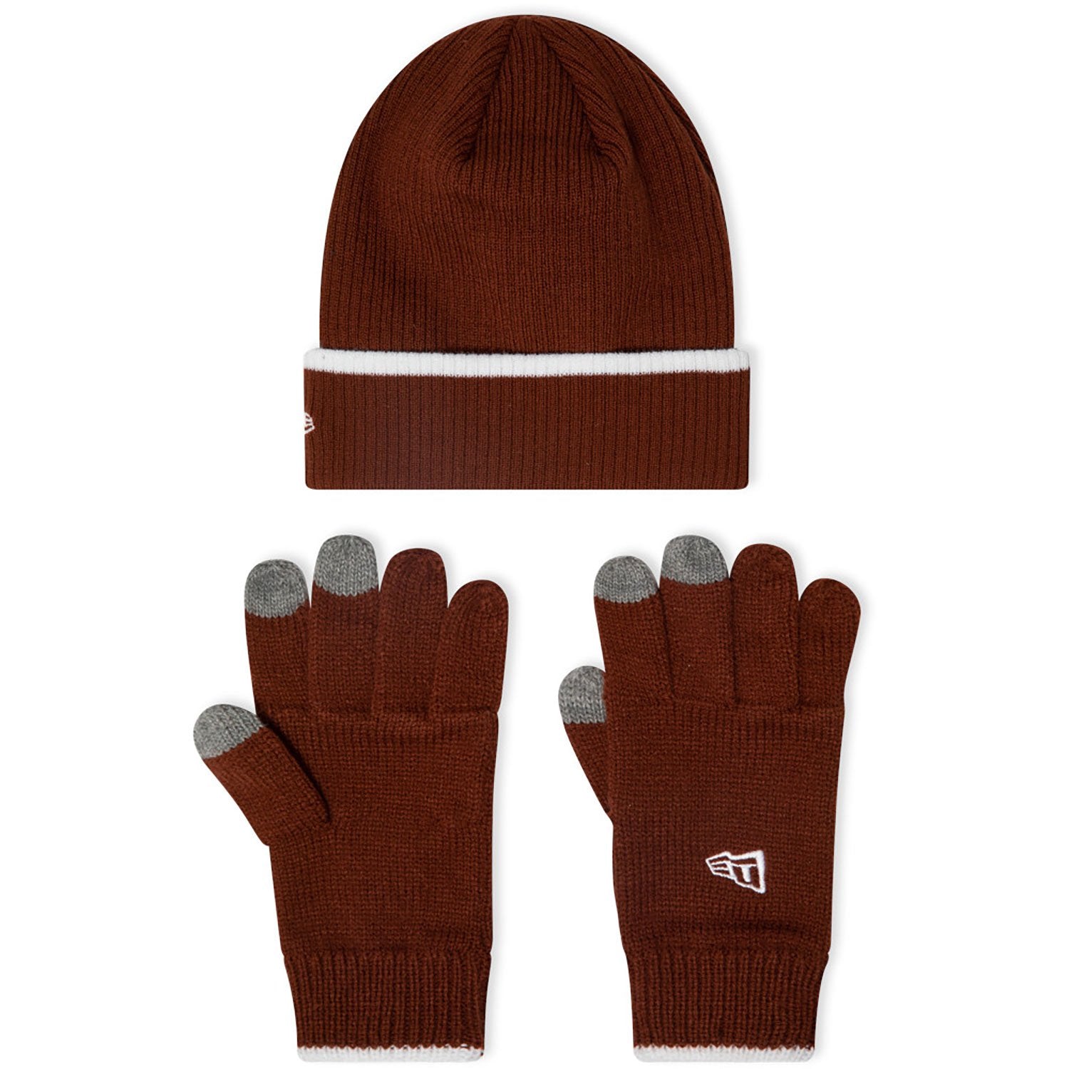 Image of Мъжки Комплект Шапка и Ръкавици NEW ERA SET SCRIPT BEANIE GLOVES NEWERA WBAWHI - Ballistic-sport