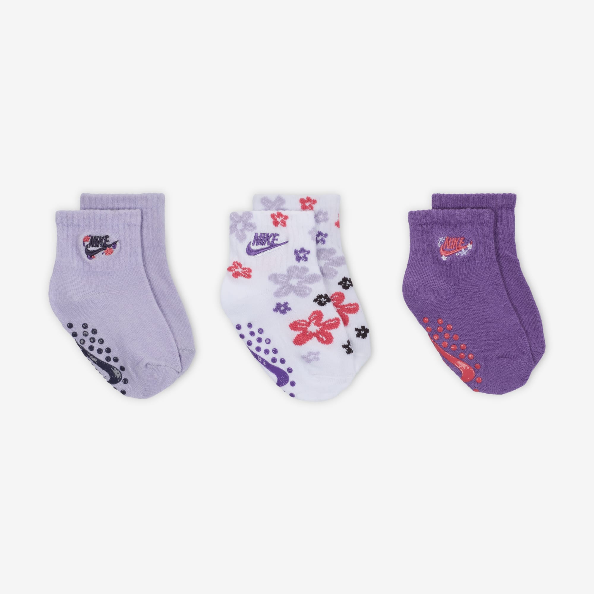 Бебешки Чорапи NIKE NHG GIRLS 3PK GRIPPER - Ballistic-sport