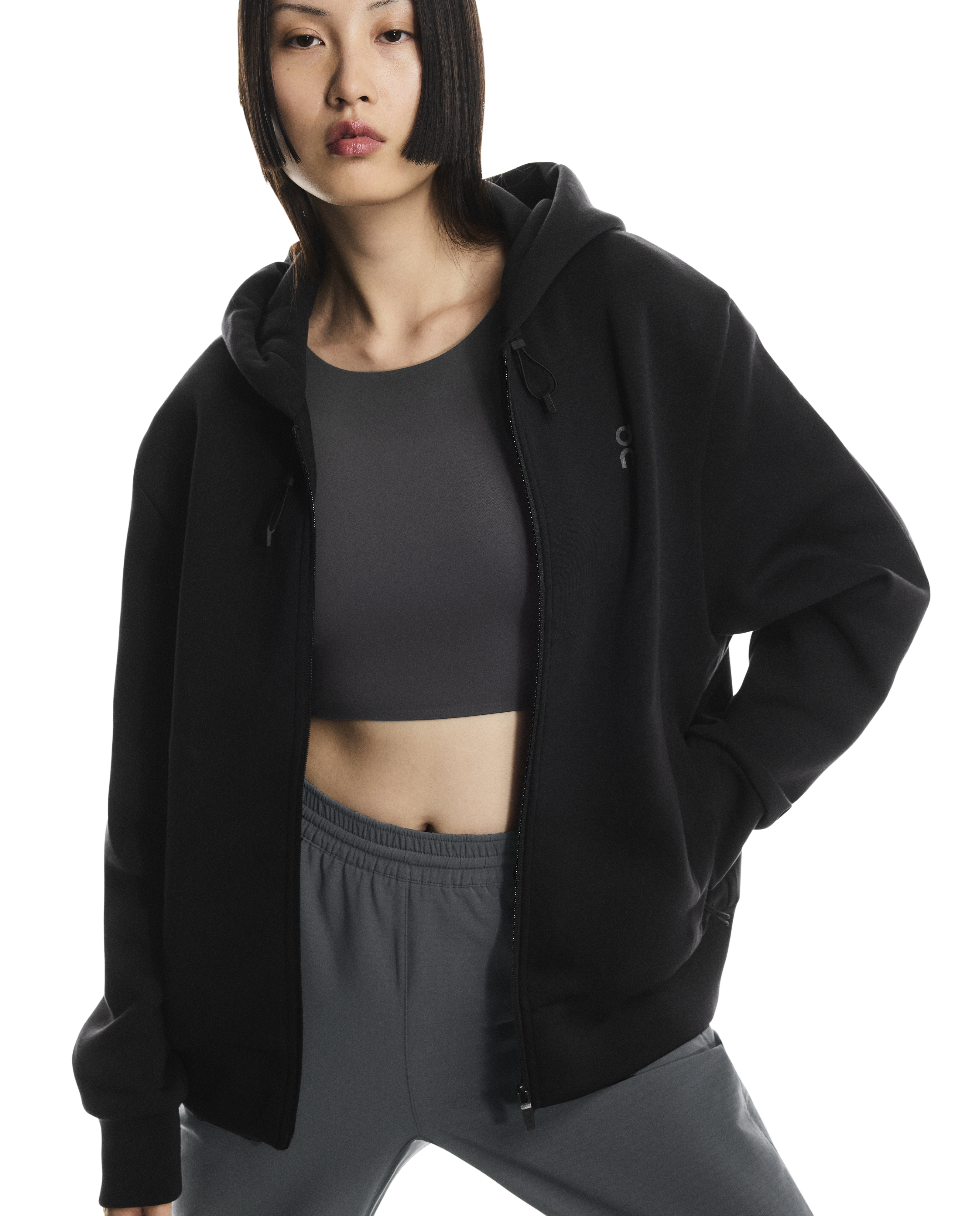 Image of Дамски Суитшърт ON Focus Tech Zip Hoodie-1WF30370553- Ballistic sport, Балистик