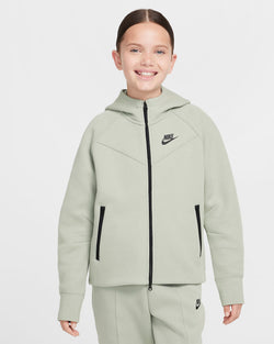 Image of Youth Sweatshirt NIKE G NSW TCH FLC HD FZ LS