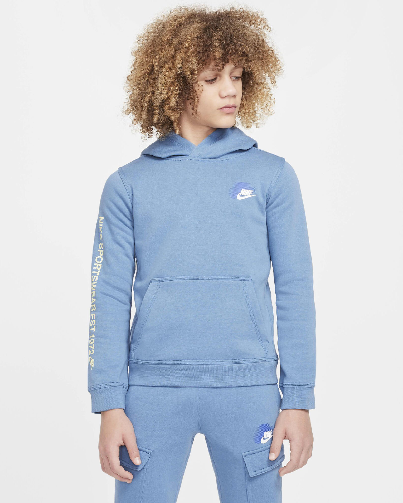 Image of Юношески  Суитшърт NIKE B NSW SI FLC PO HOODIE BB2 - Ballistic-sport