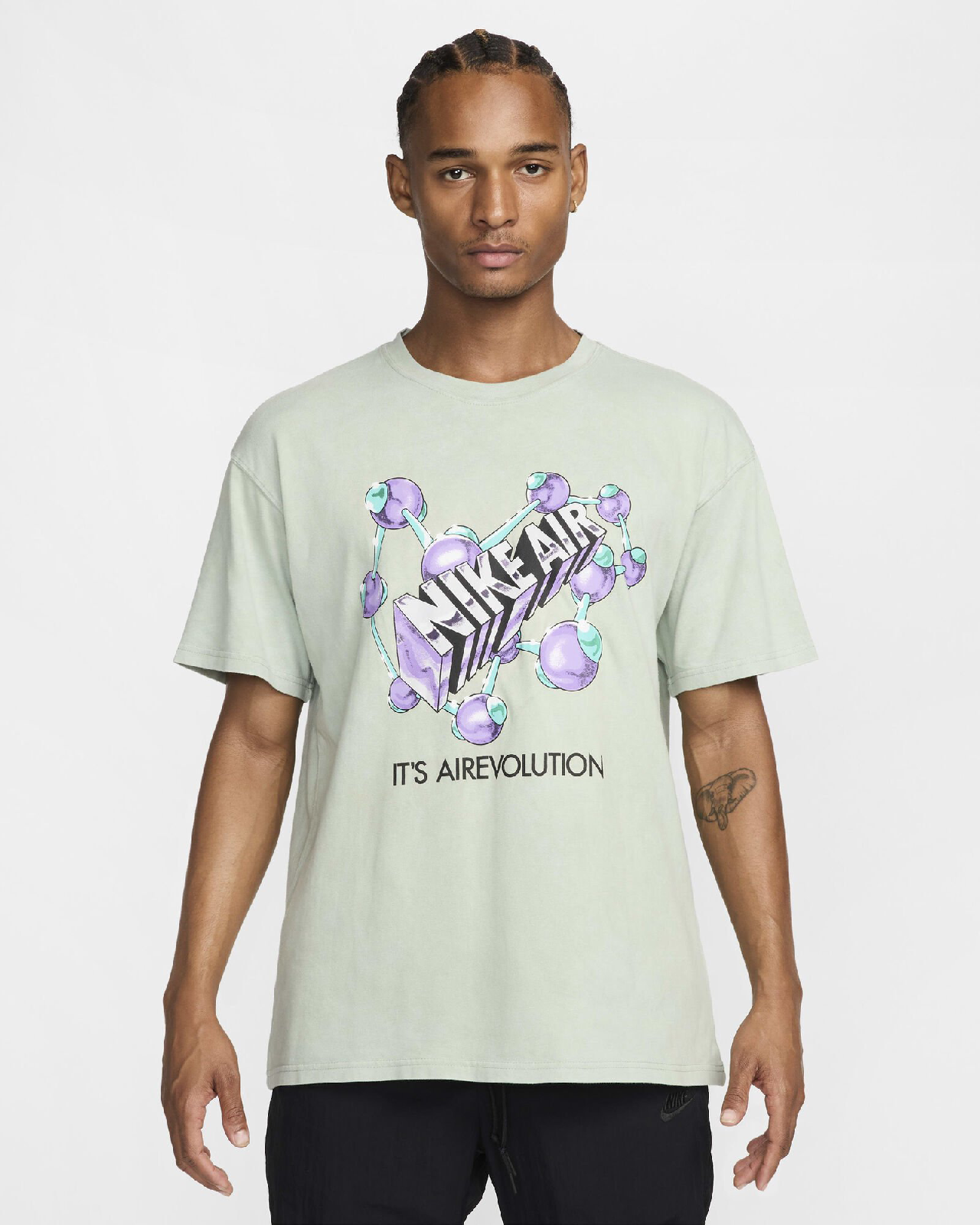 Мъжки Тениска NIKE M NSW TEE M90 HBR SEGB - Ballistic-sport