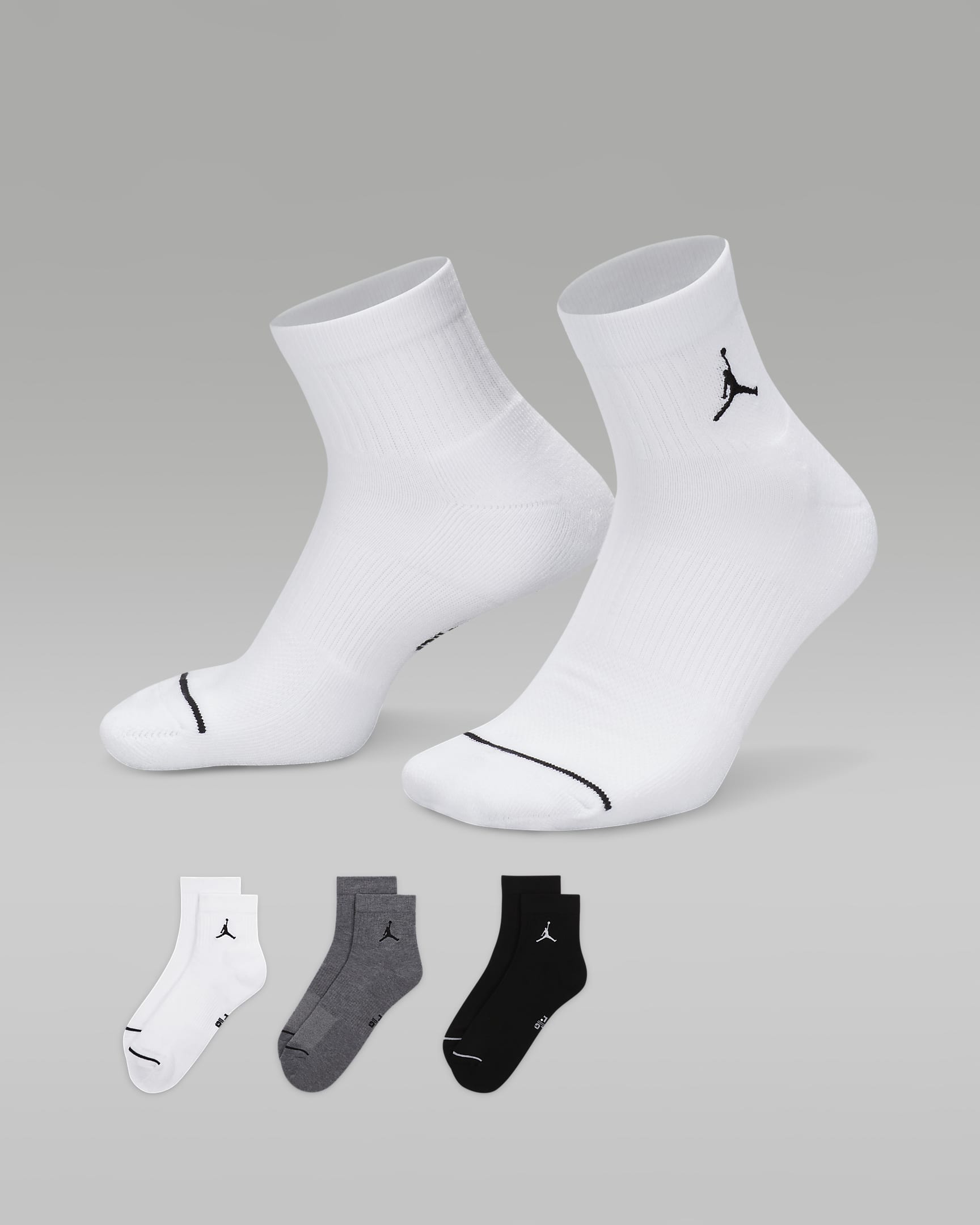 Унисекс чорапите NIKE U J EVERYDAY CUSH POLY ANKLE 3PR - Ballistic-sport