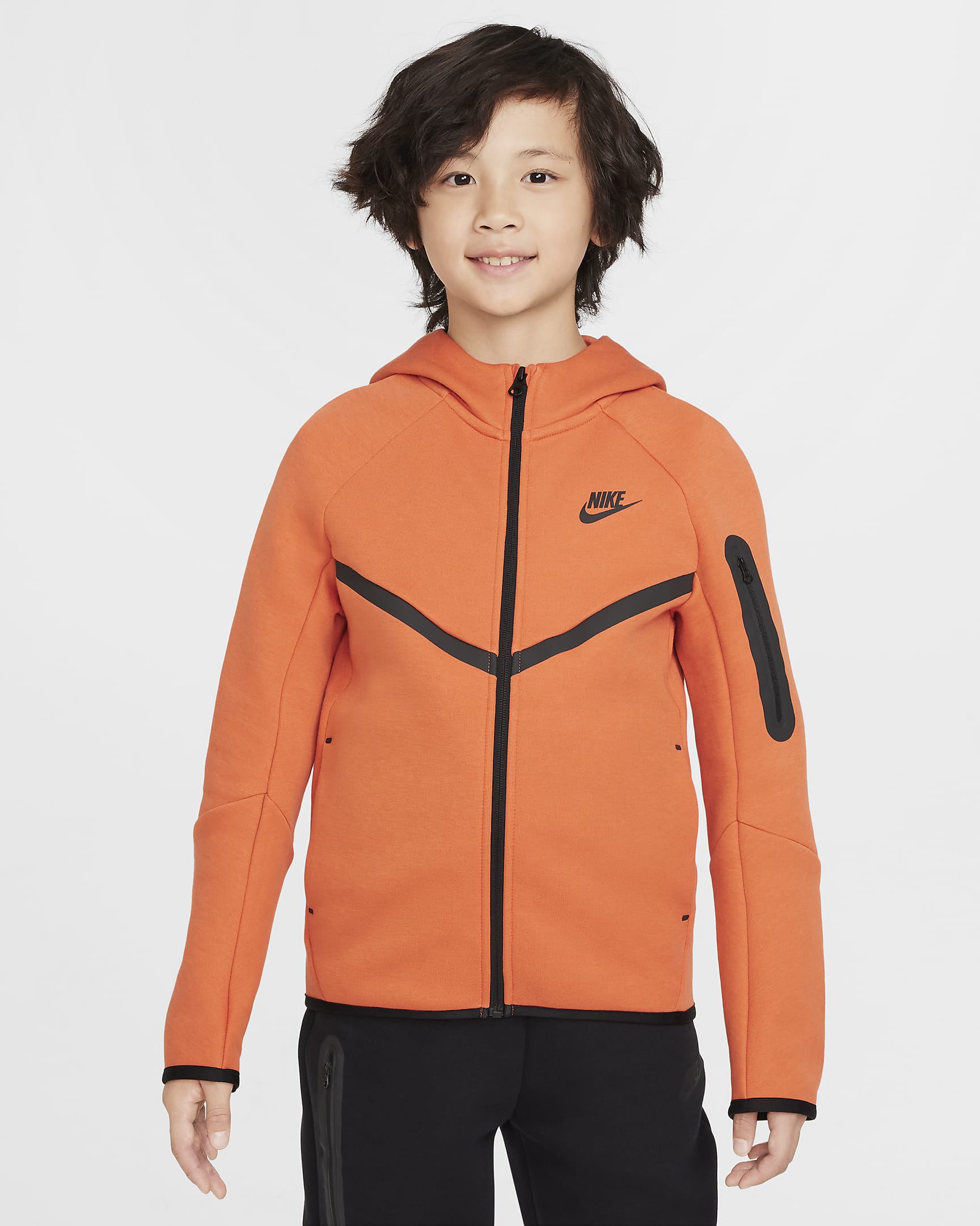 Image of Юношески Суитшърт NIKE B NSW TCH FLC FZ - PD - Ballistic-sport