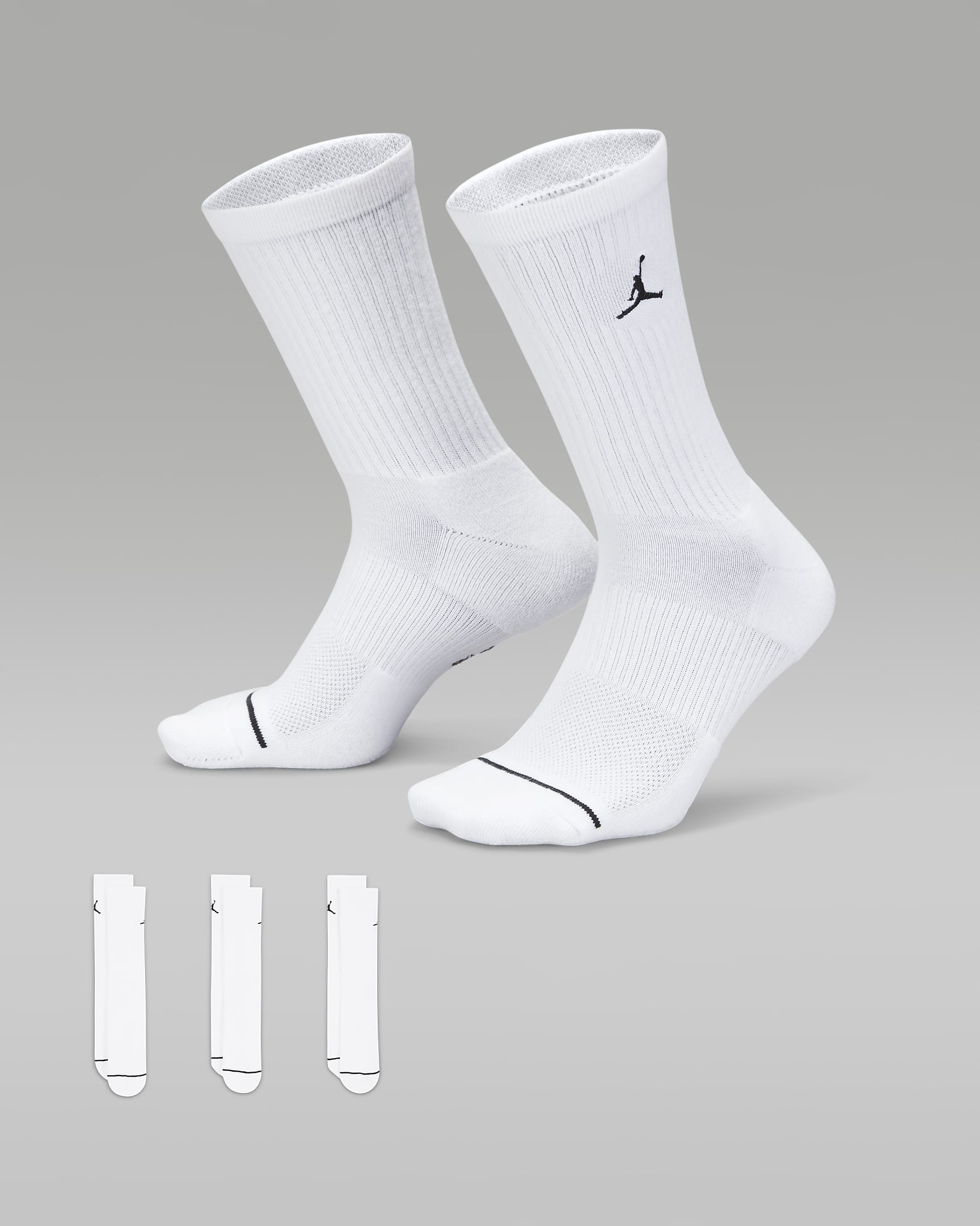 Унисекс Чорапи NIKE U J EVERYDAY CUSH POLY CREW 3PR -  144 - Ballistic-sport
