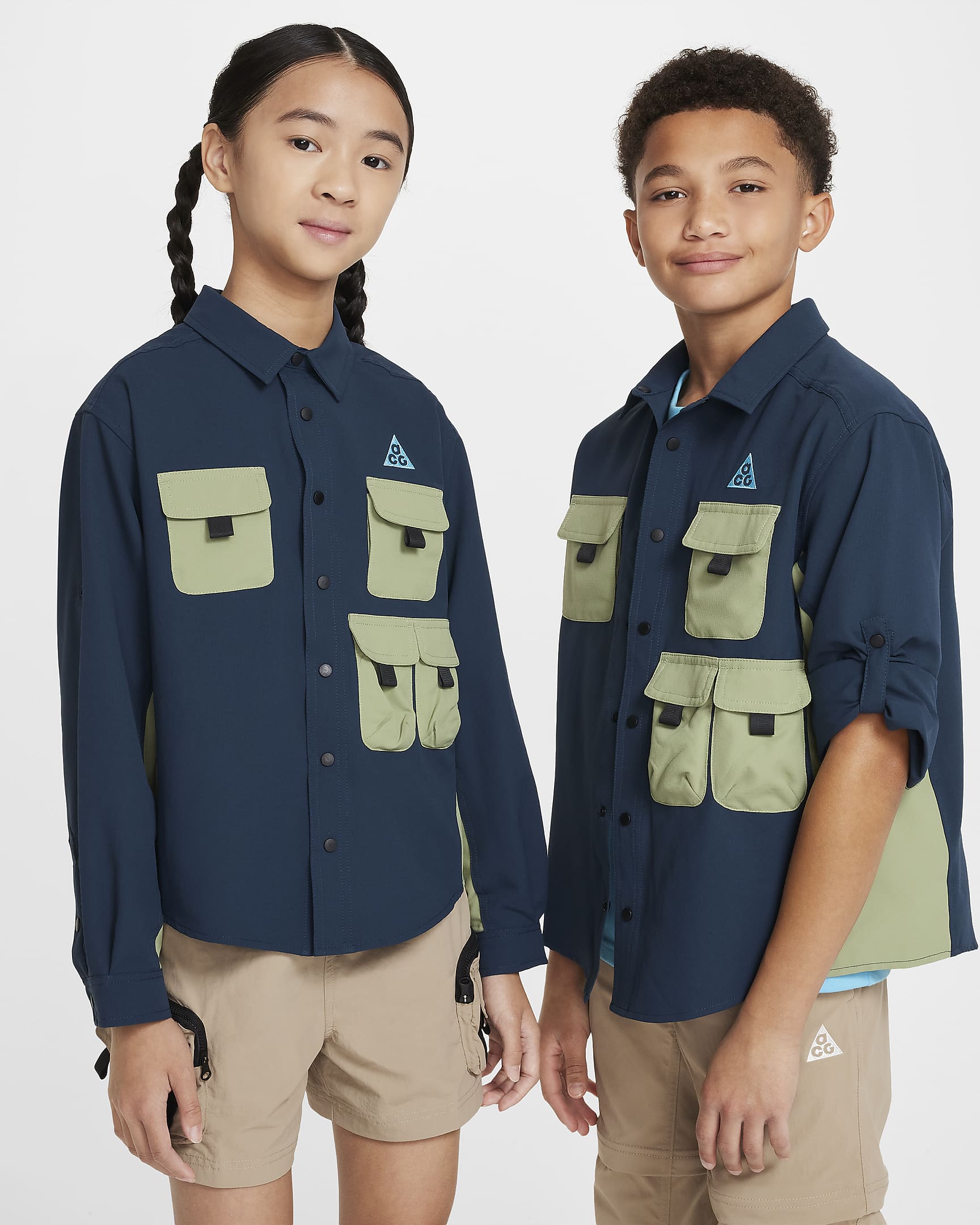 Image of Юношески  Суитшърт NIKE K ACG DF UV DEV TRAIL TOP - Ballistic-sport