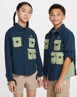 Image of Юношески  Суитшърт NIKE K ACG DF UV DEV TRAIL TOP - Ballistic-sport