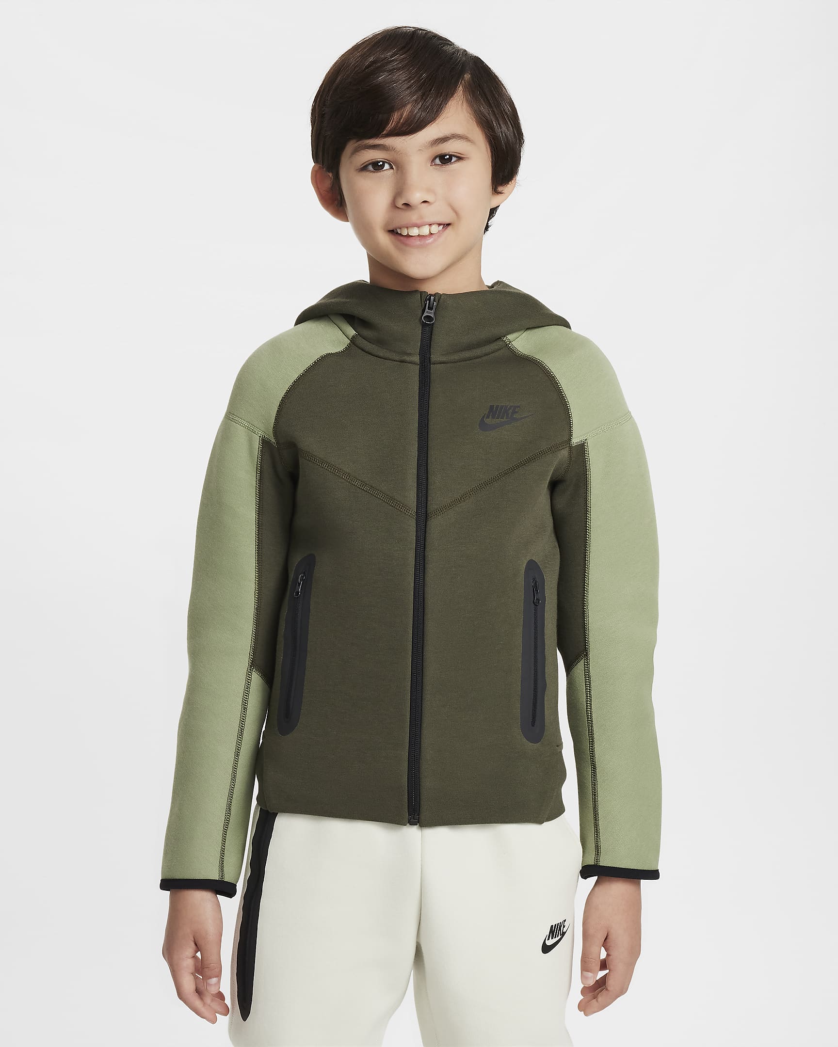Юношески Суитшърт NIKE B NSW TECH FLC FZ