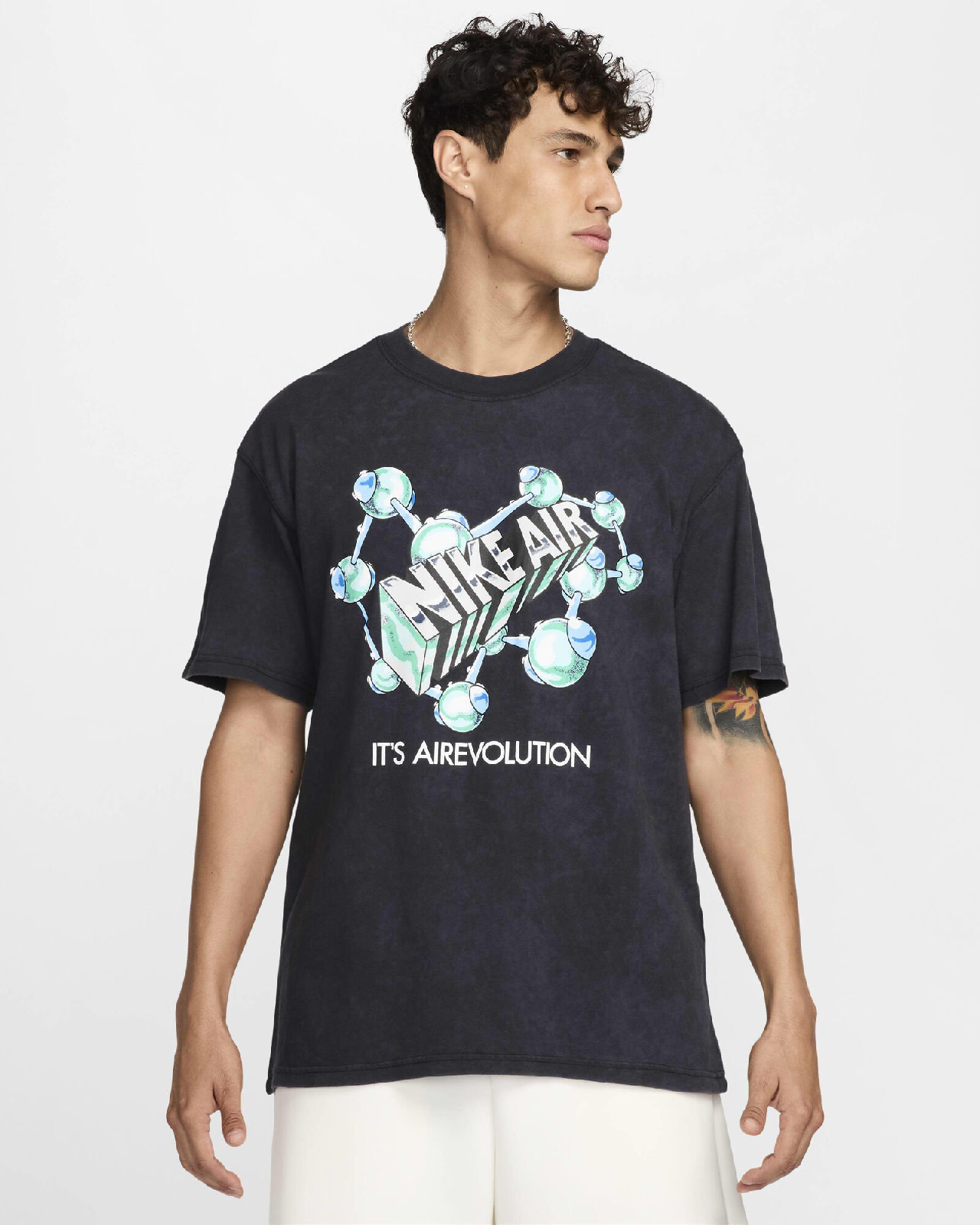 Мъжки Тениска NIKE M NSW TEE M90 HBR SEGB - Ballistic-sport