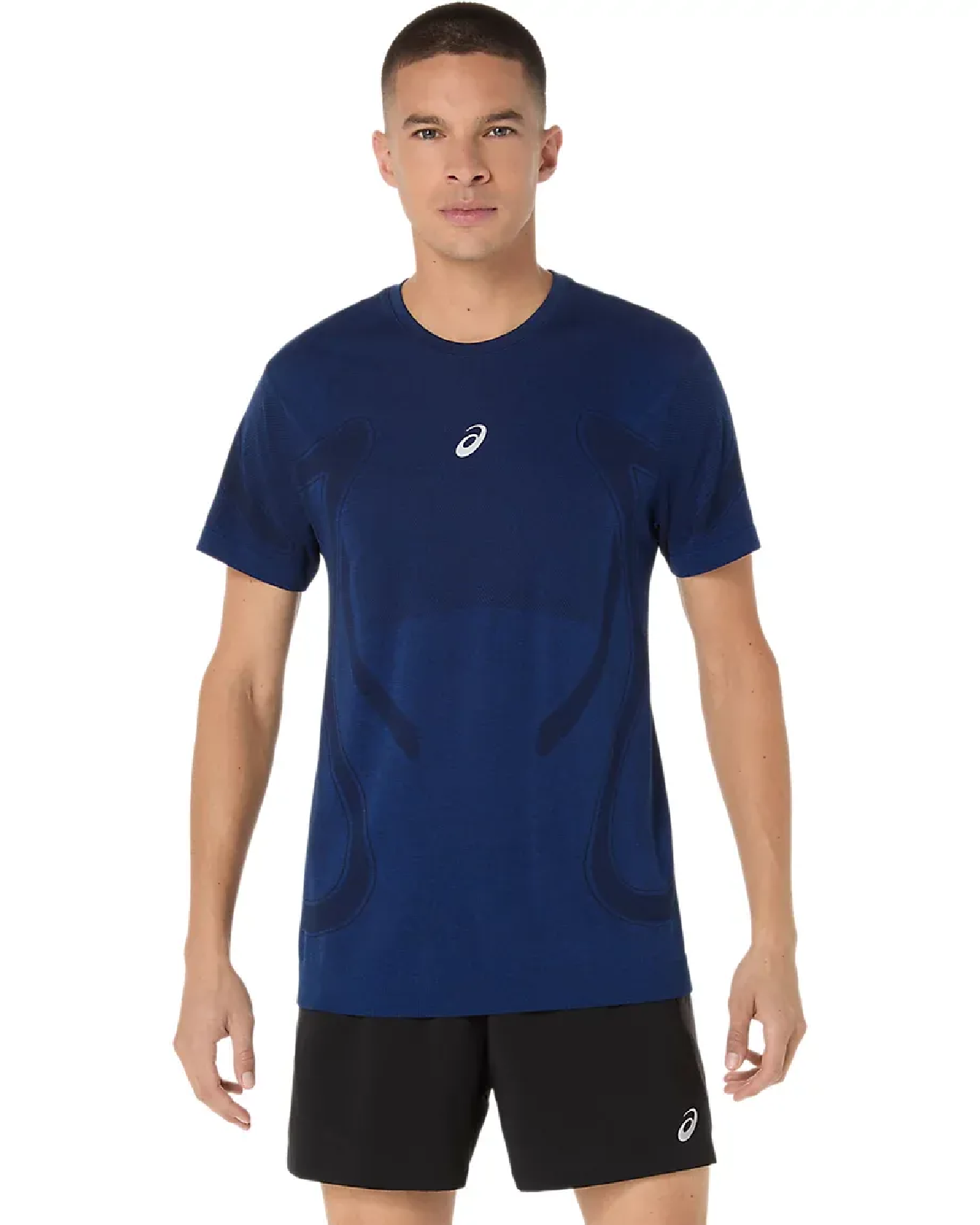 Image of Мъжка Тениска ASICS ROAD SEAMLESS SS TOP MIDNIGHT