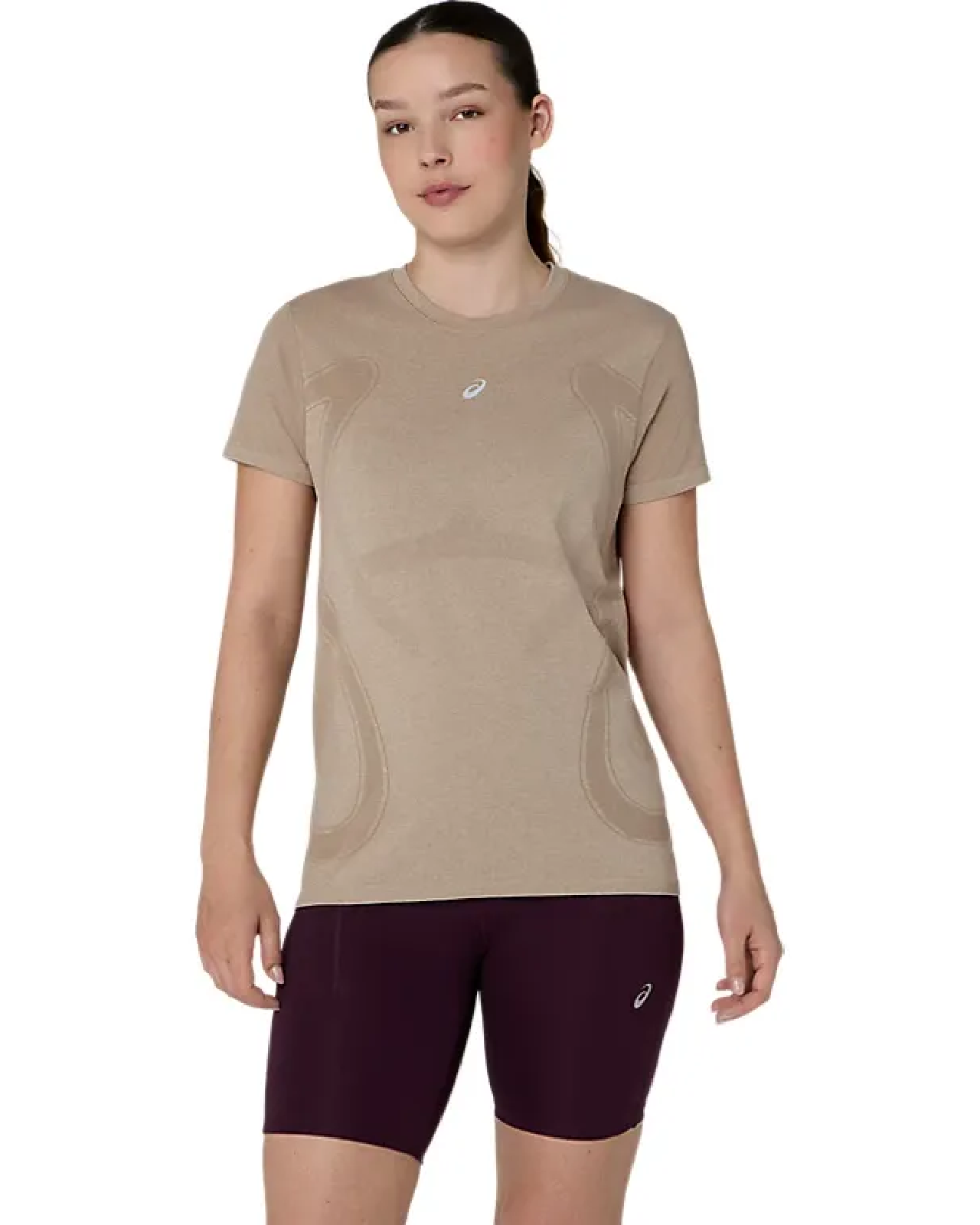Image of Дамска Тениска ASICS ROAD SEAMLESS SS TOP GREIGE