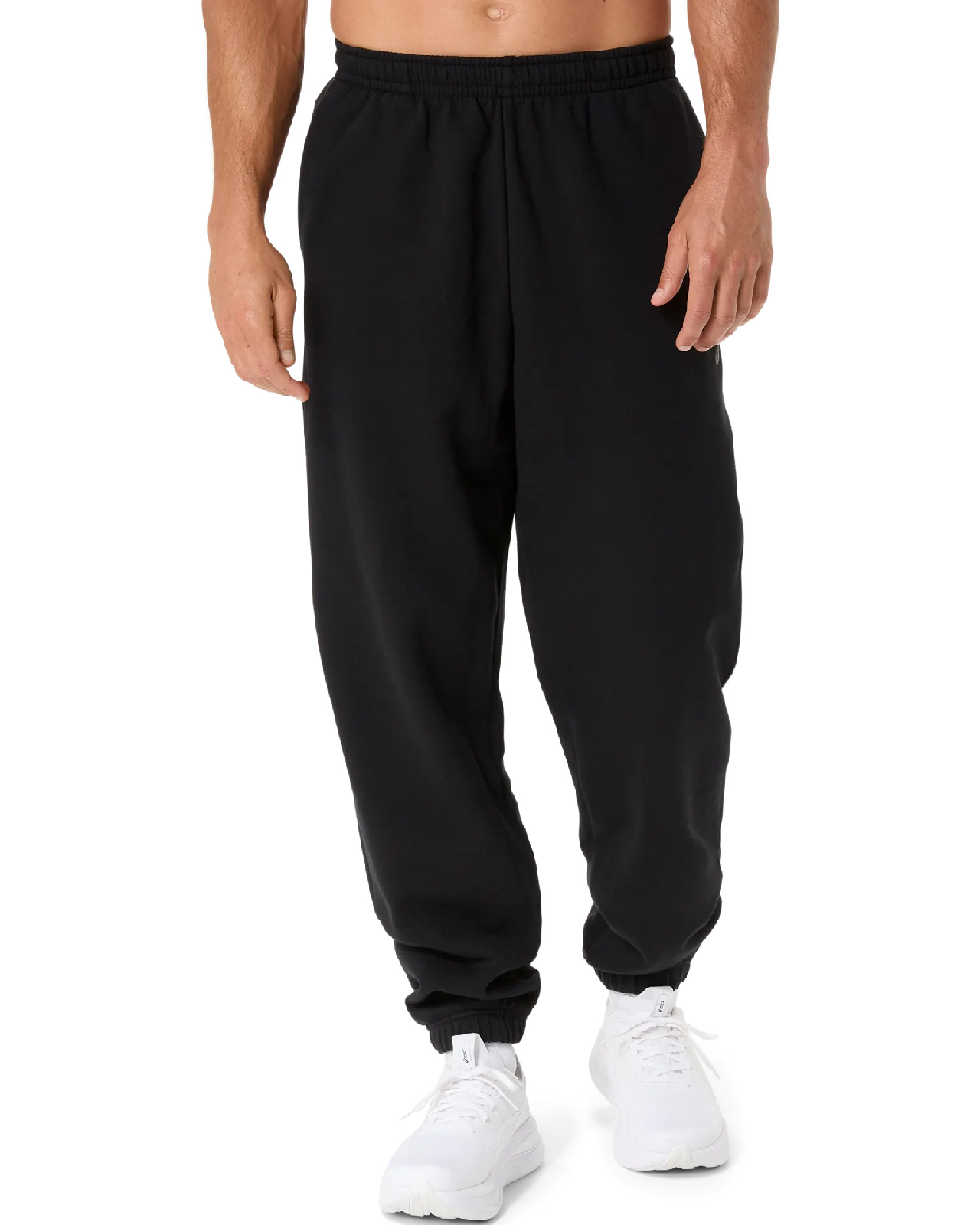 Image of Мъжки Панталон ASICS FLEECE RELAXED PANT BLACK