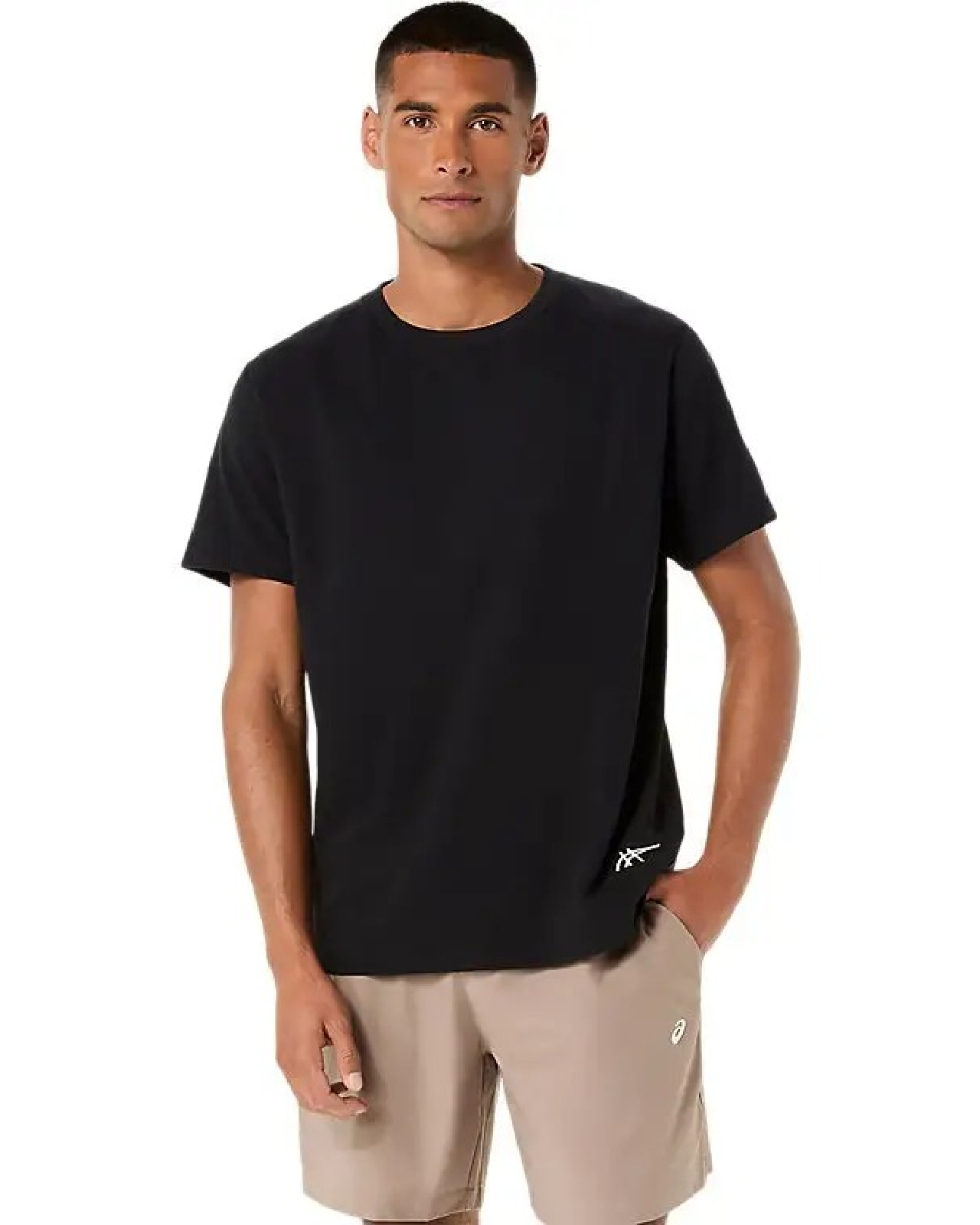 Image of Унисекс Тениска ASICS HERITAGE HEAVY COTTON GRAPHIC TEE BLACK