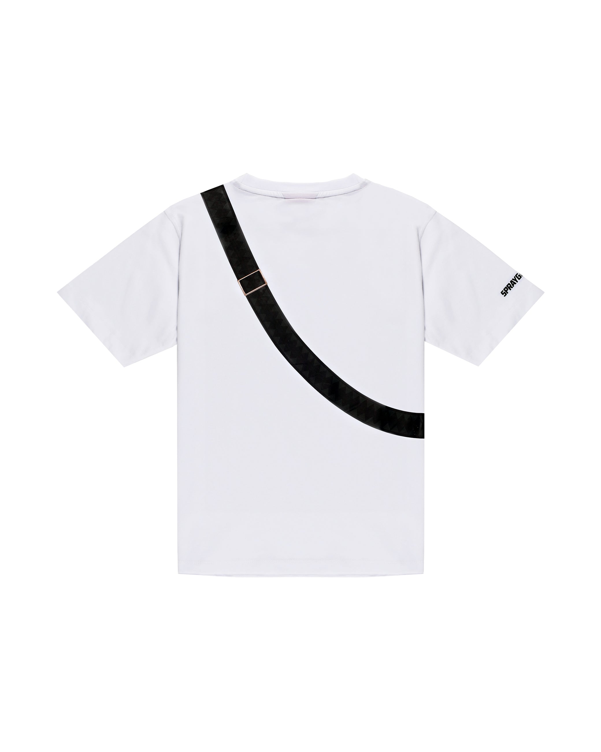 Image of Детска Тениска SPRAYGROUND MIND TRIP CROSSBODY REG T-SHIRT WHT
