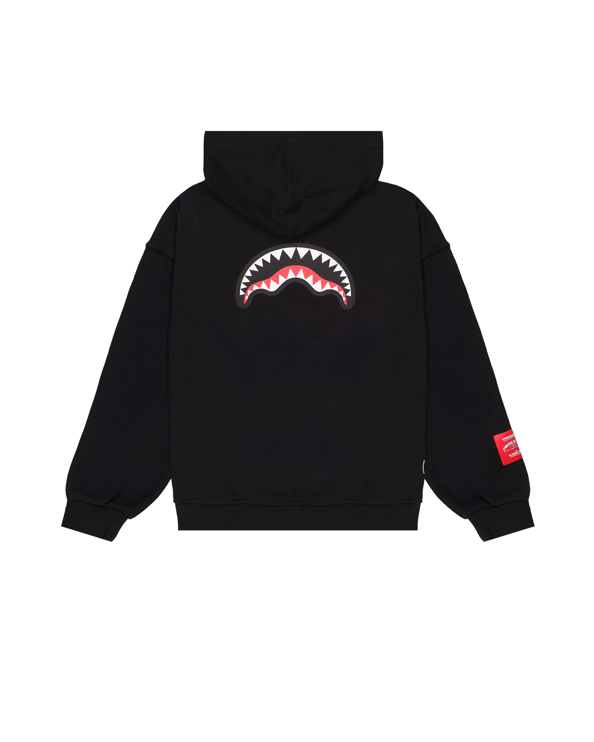 Image of Детски Суитшърт SPRAYGROUND SHARK BASIC OVER FULLZIP HOODIE BLK
