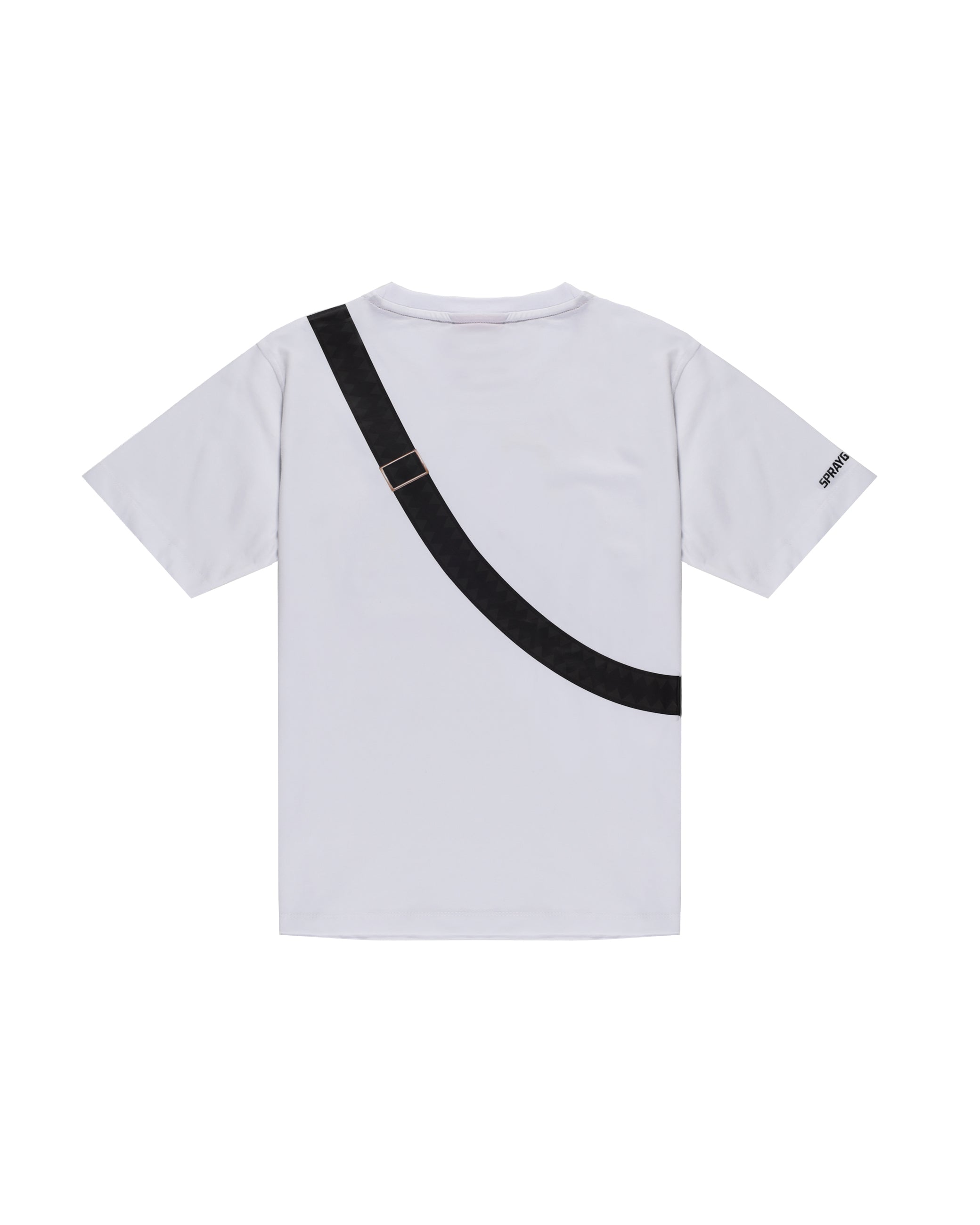 Image of Kids' T-Shirt SPRAYGROUND CROSSBODY MONEY BEAR CUT REGULAR T-SHIRT WHT