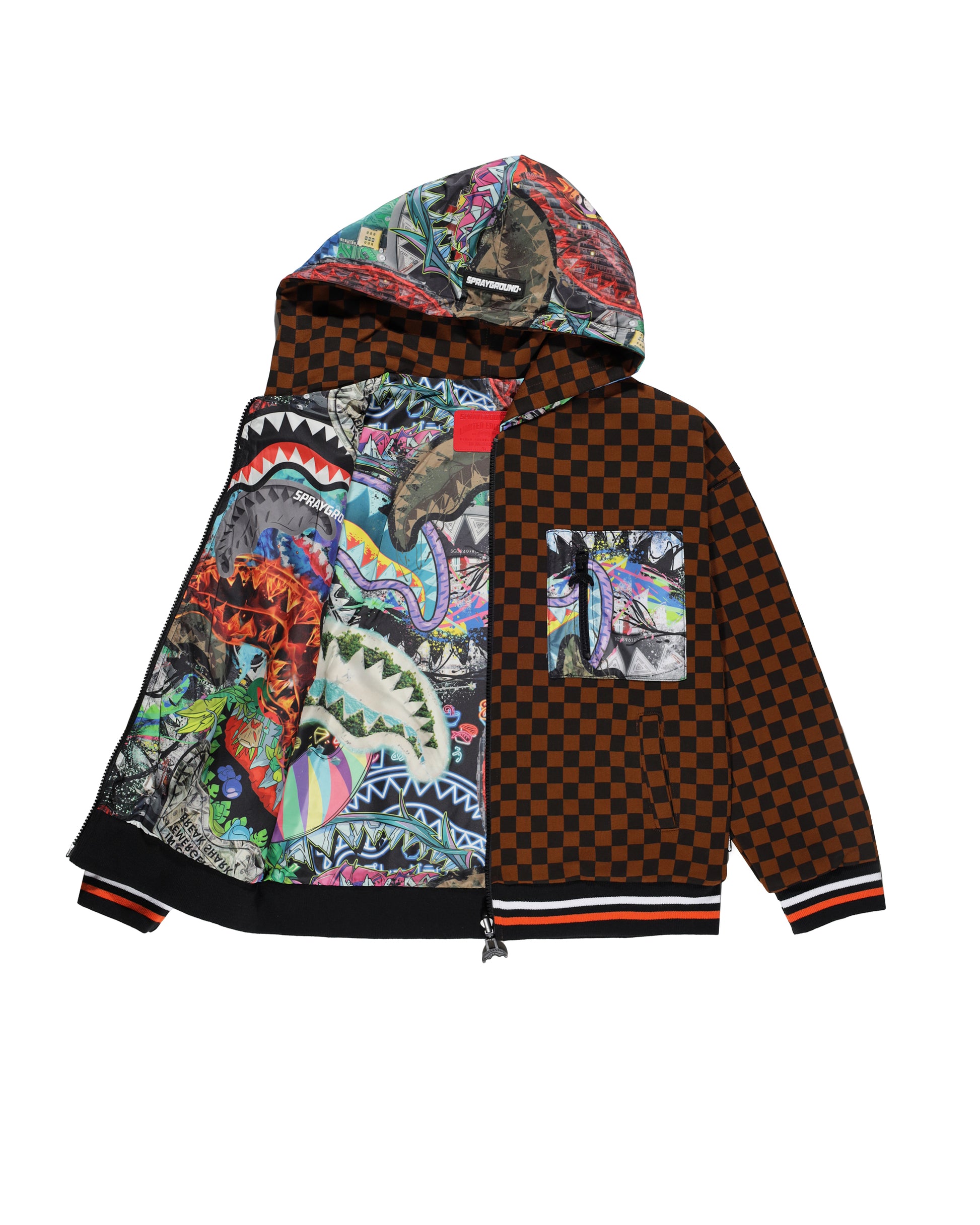 Детско Яке SPRAYGROUND MIX MATCH SHARKS DOUBLE JACKET