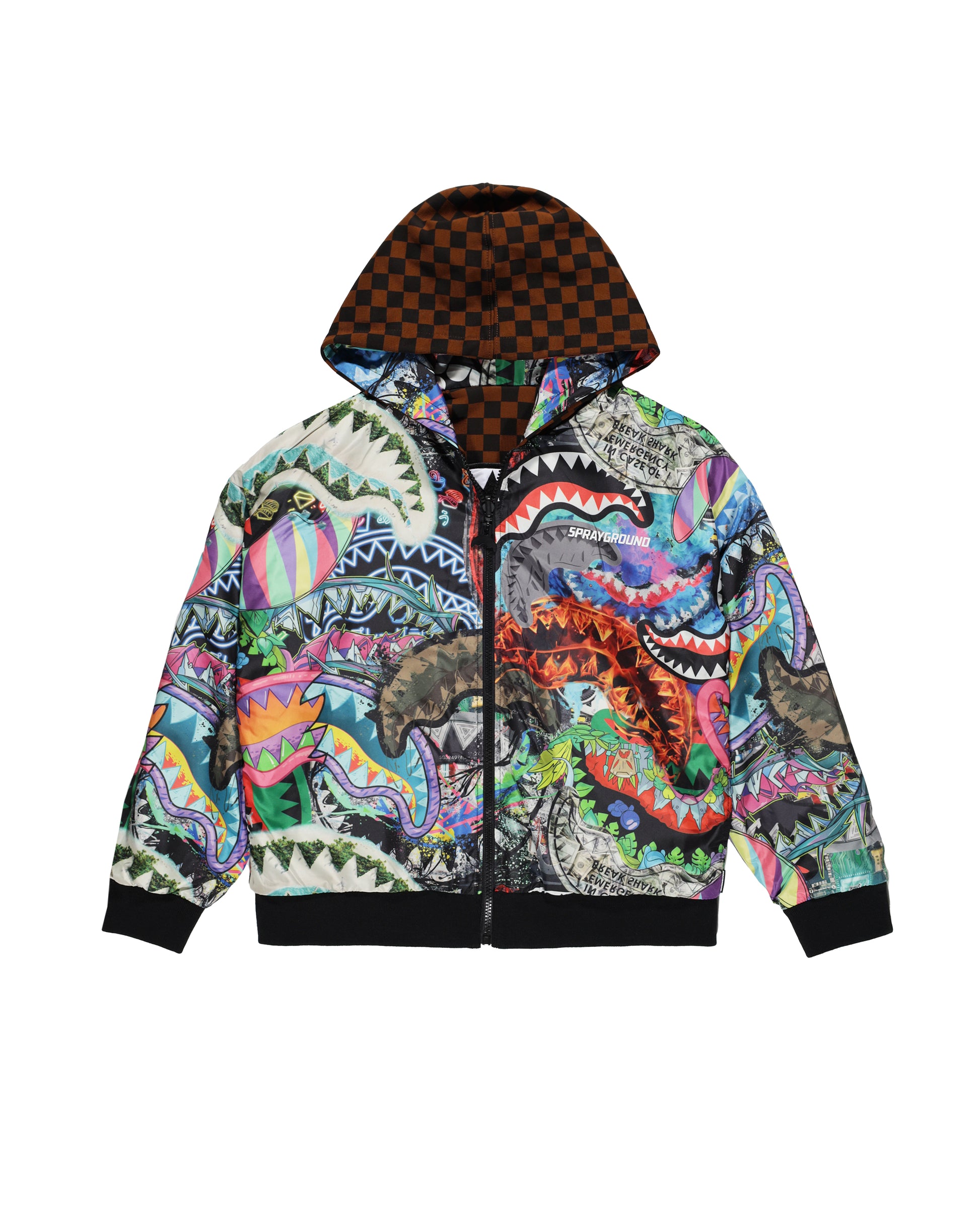 Детско Яке SPRAYGROUND MIX MATCH SHARKS DOUBLE JACKET