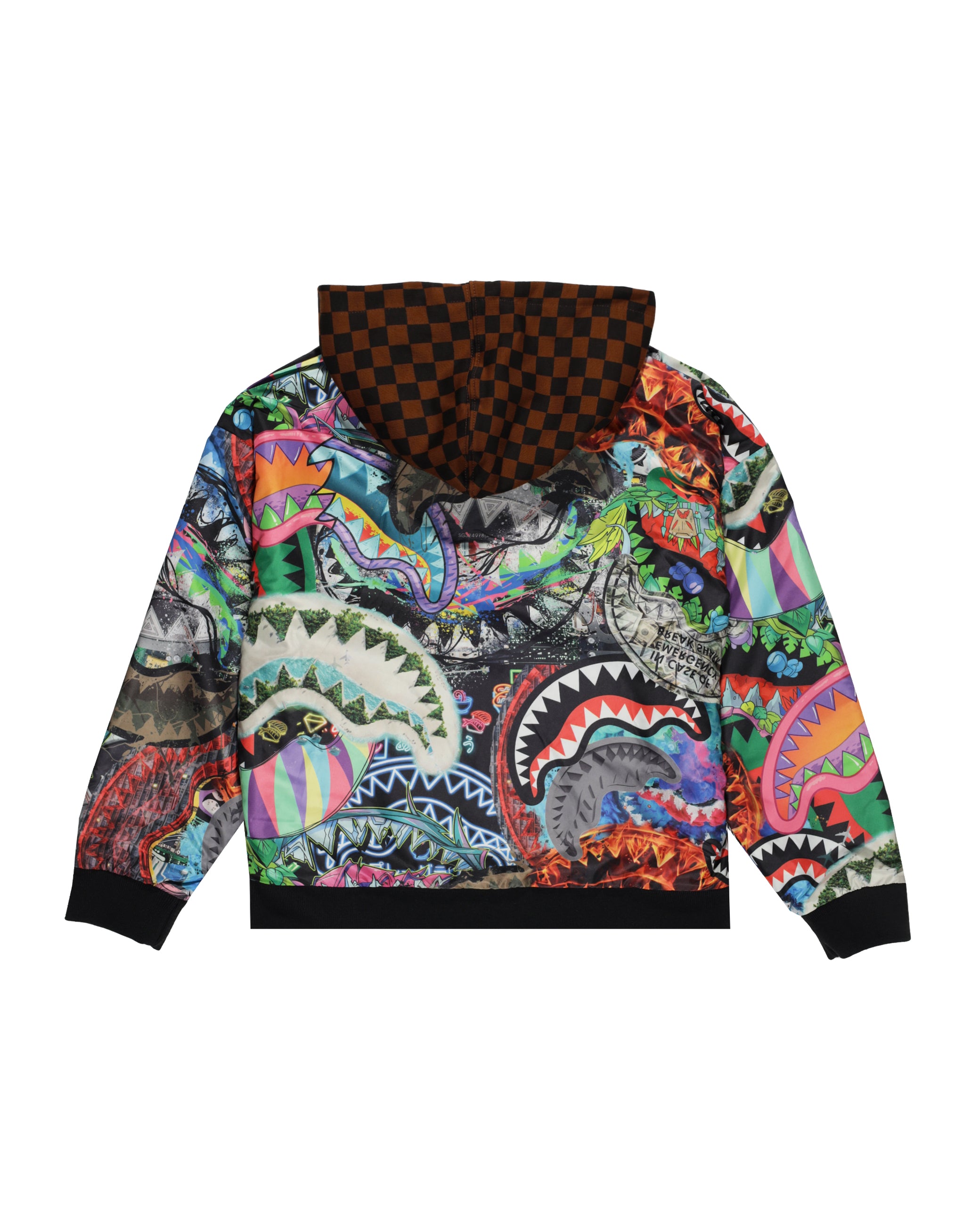 Image of Children's Jacket SPRAYGROUND MIX MATCH SHARKS DOUBLE JACKET