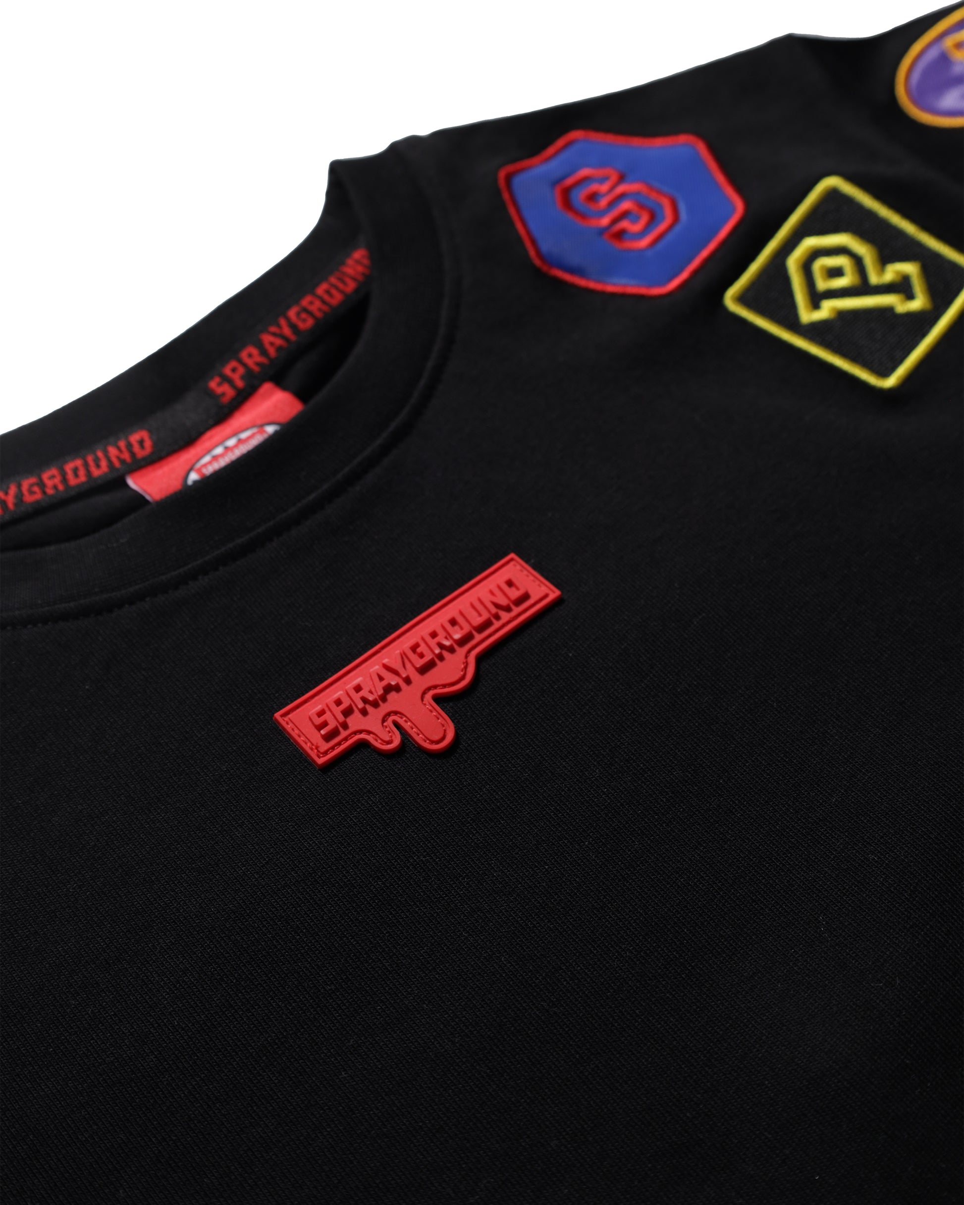 Детска Тениска SPRAYGROUND BASIC NO BASIC REGULAR T-SHIRT BLK