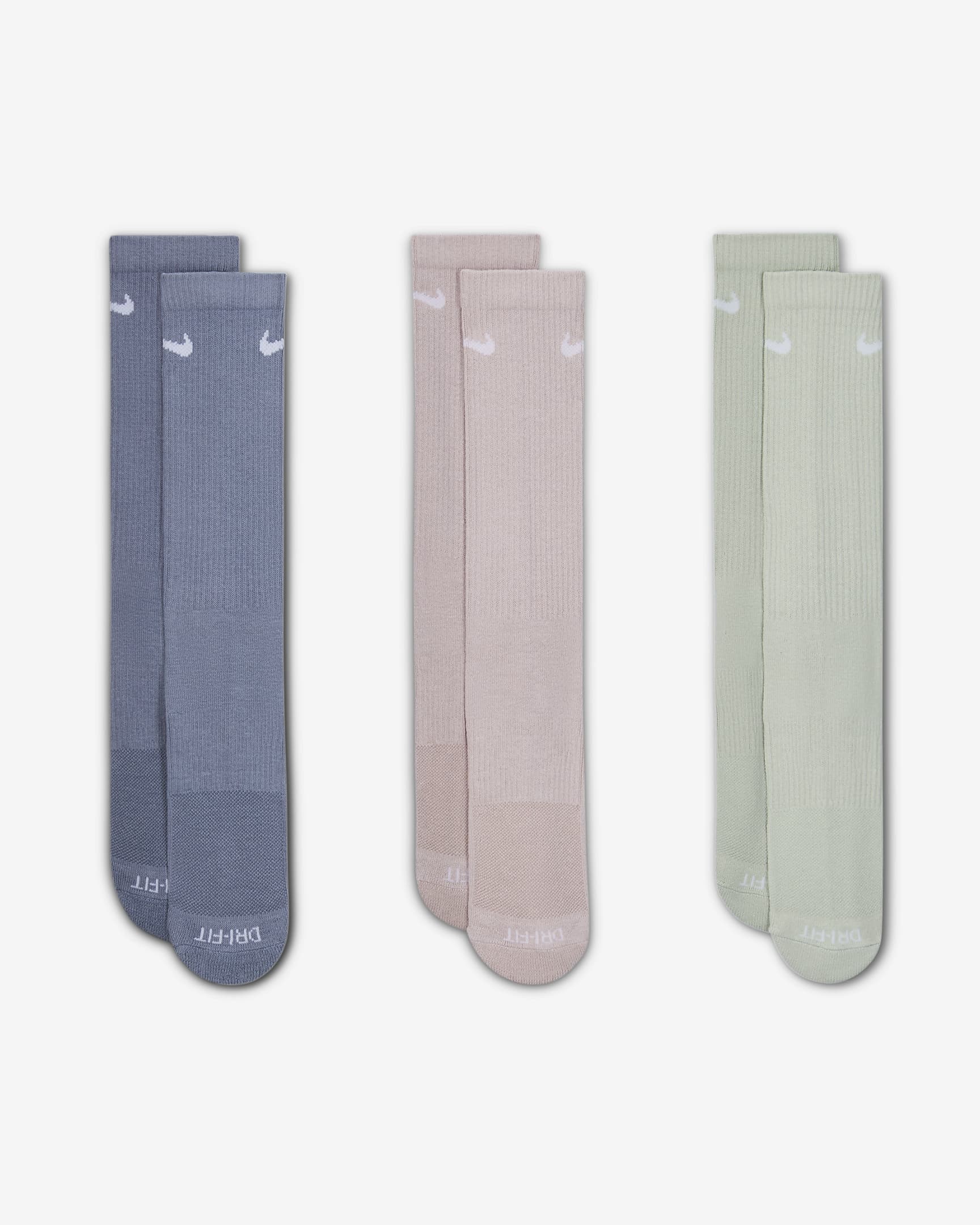 Image of Унисекс Чорапи NIKE U NK EVERYDAY PLUS CUSH CREW 3PR - 132 - Ballistic-sport