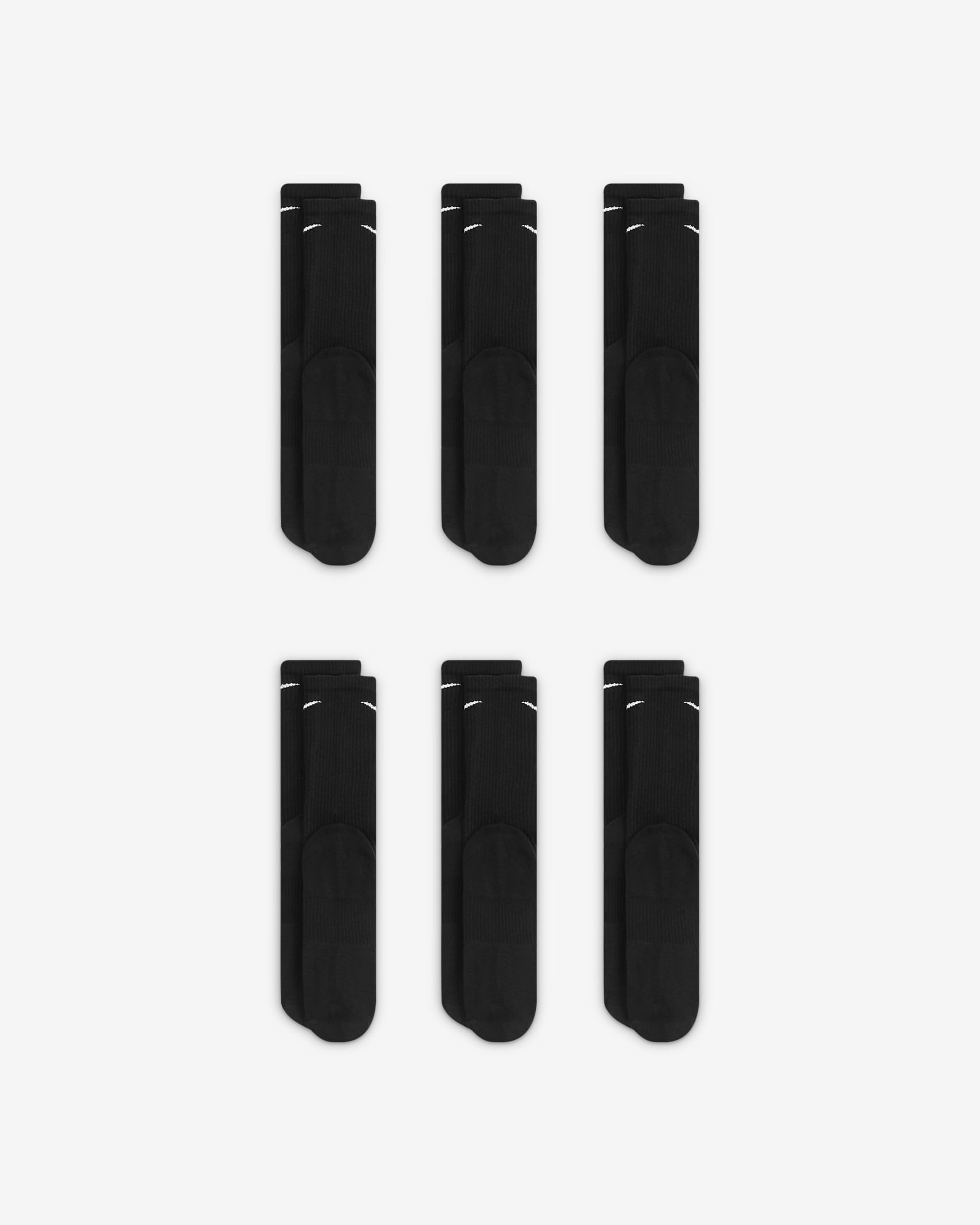 Image of Мъжки Чорапи NIKE U NK EVERYDAY PLUS CUSH CREW 6PR - 132 - Ballistic-sport