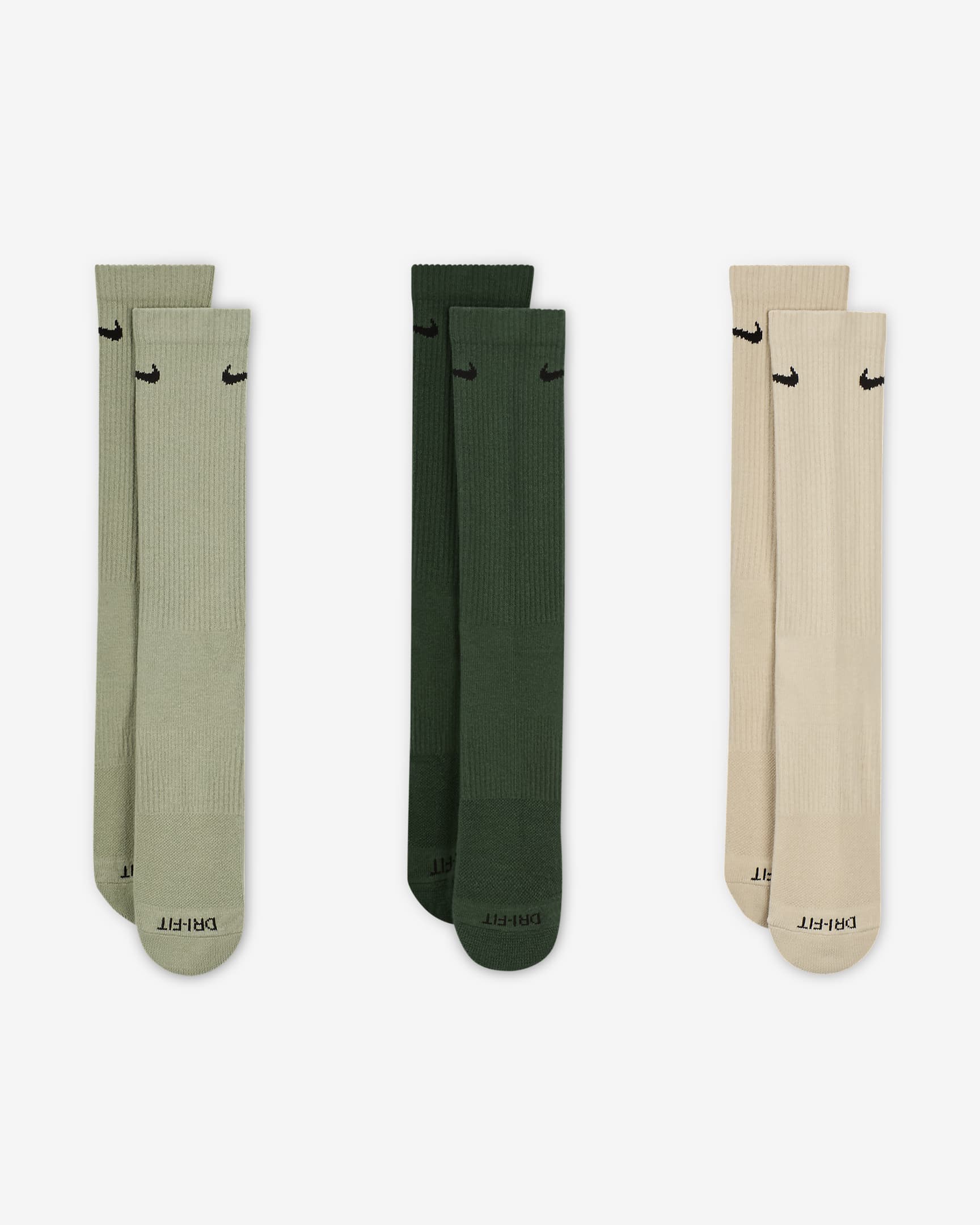 Унисекс Чорапи NIKE U NK EVERYDAY PLUS CUSH CREW 3PR - 132 - Ballistic-sport