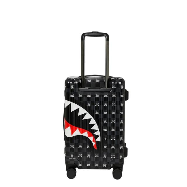 Image of Унисекс Куфар SPRAYGROUND GRAY PEEKING CHARACTER SKETCH LARGE HARD LUGGAGE 910CL306NSZ- Ballistic sport, Балистик