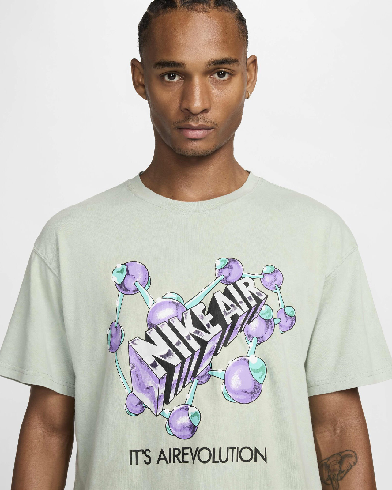 Мъжки Тениска NIKE M NSW TEE M90 HBR SEGB - Ballistic-sport
