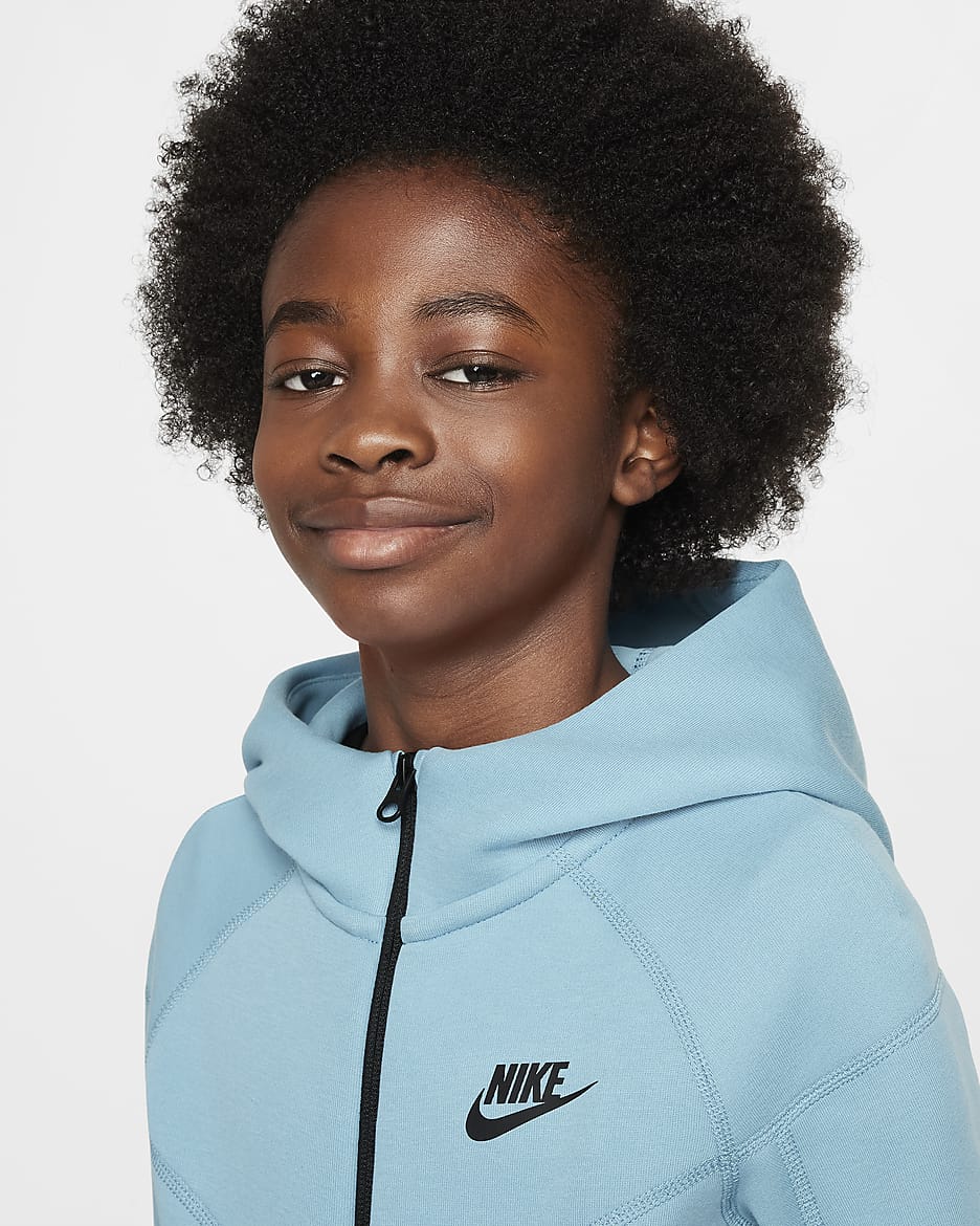 Юношески Суитшърт NIKE B NSW TECH FLC FZ