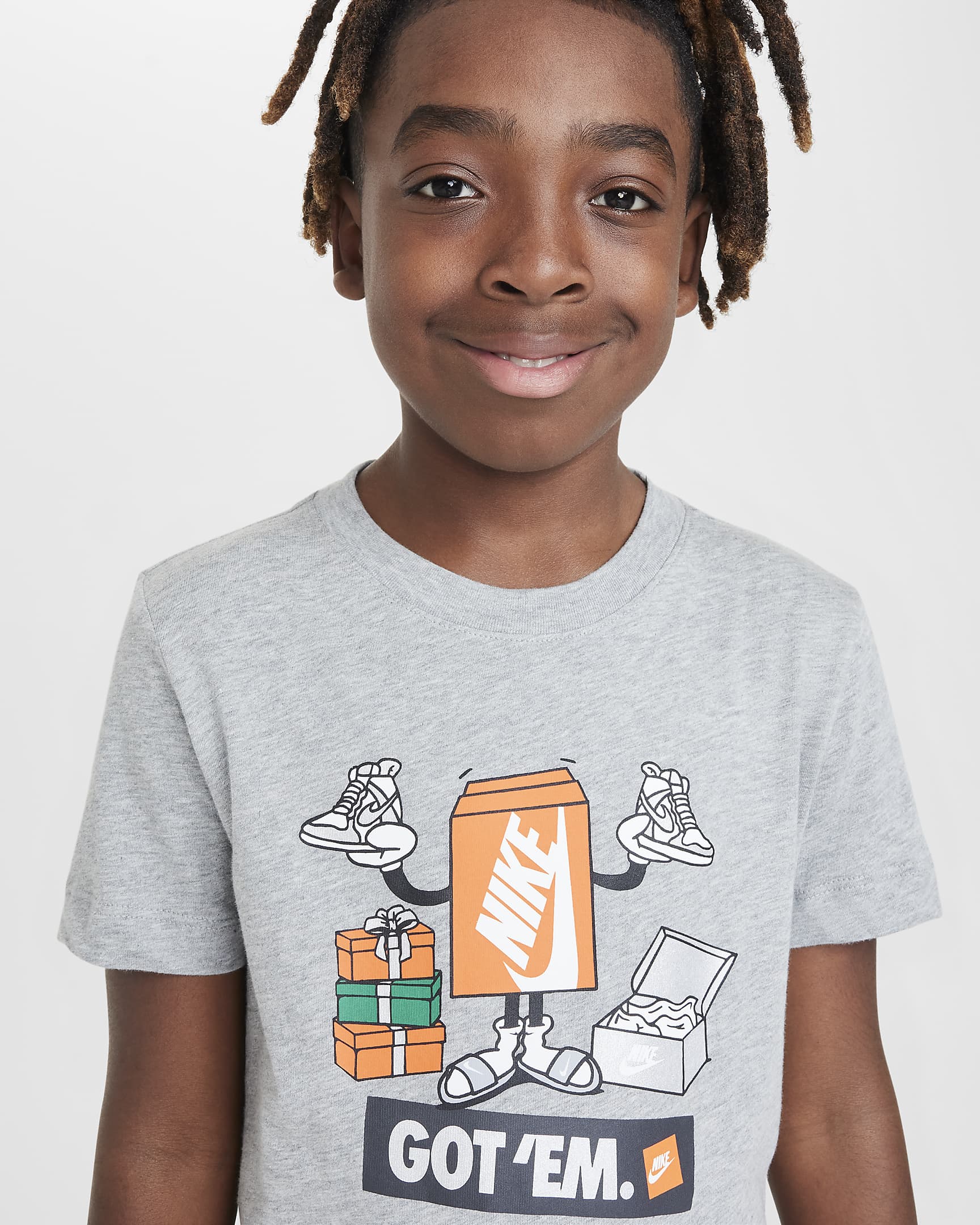 Image of Юнoшеска Тениска NIKE K NSW TEE BOXY GOT EM - Ballistic-sport