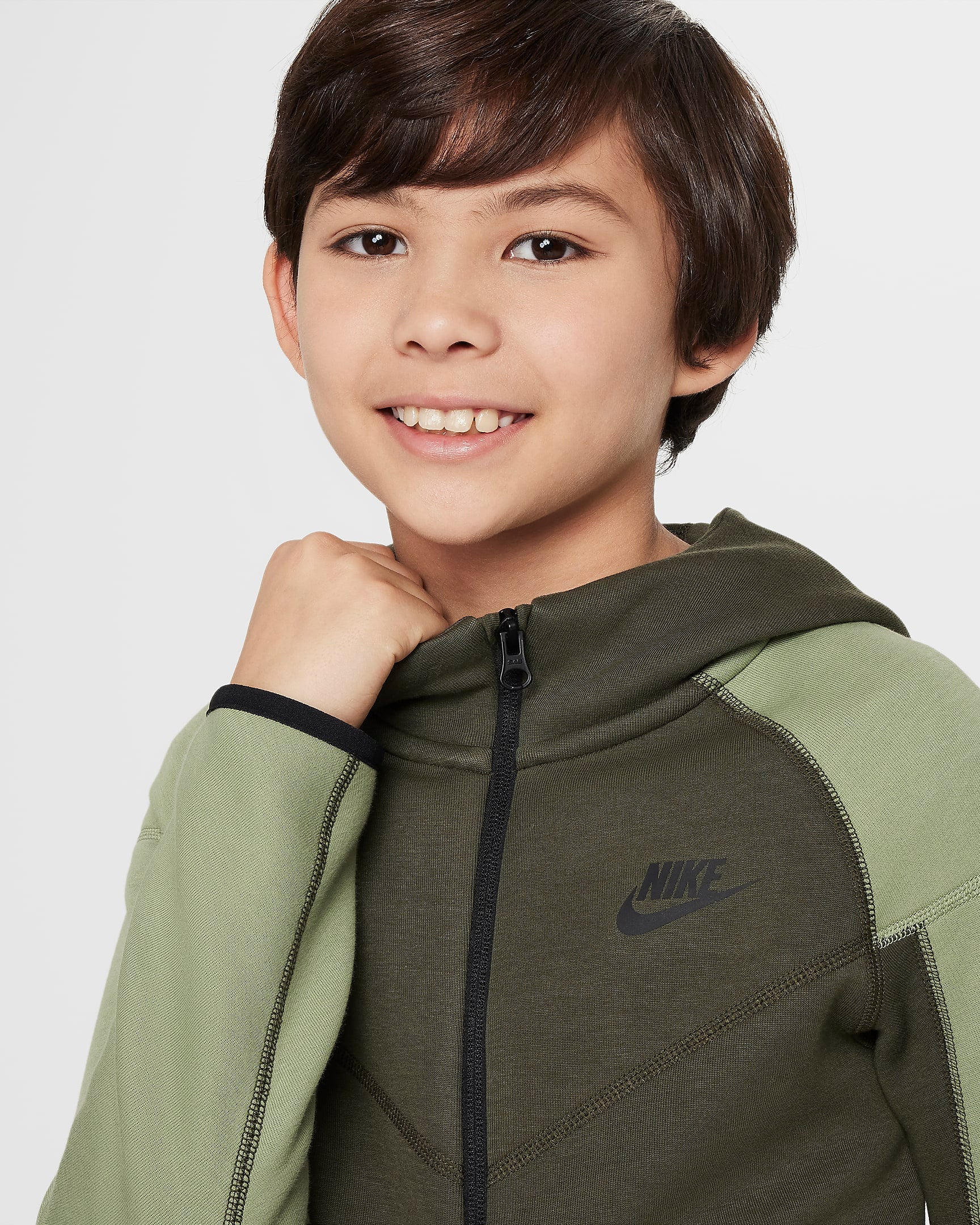 Юношески Суитшърт NIKE B NSW TECH FLC FZ