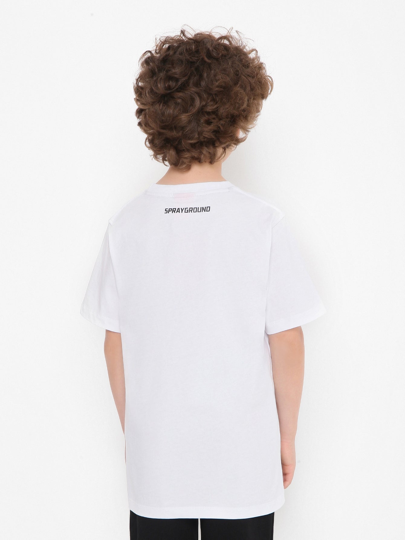 Image of Унисекс Тениска SPRAYGROUND SHARKS IN PARIS CHARACTERS SNEAKIN WHT