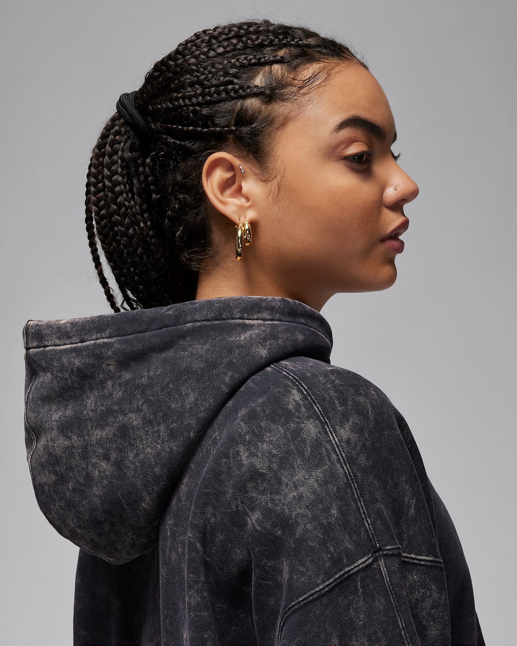 Image of Дамски Суитшърт NIKE W J FLT FLC PO WASH - Ballistic-sport