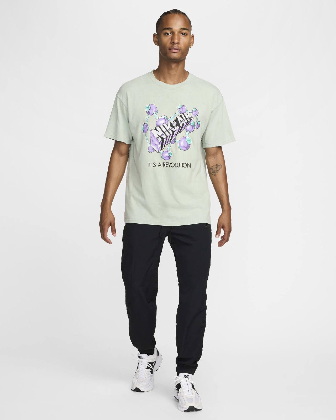 Мъжки Тениска NIKE M NSW TEE M90 HBR SEGB - Ballistic-sport
