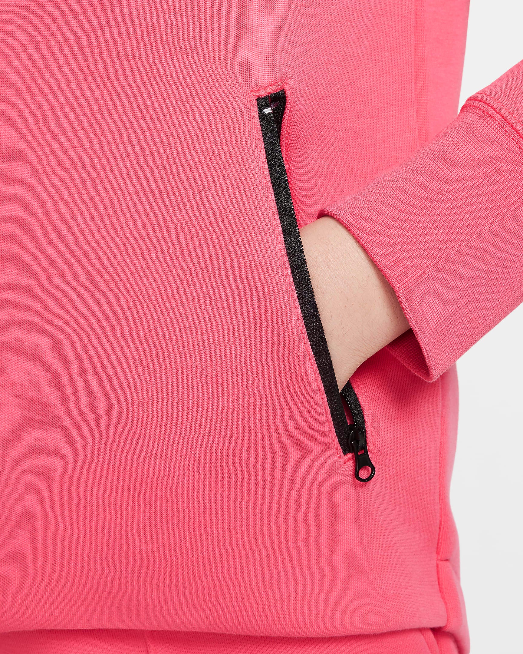 Image of Юношески Суитшърт NIKE G NSW TCH FLC HD FZ LS