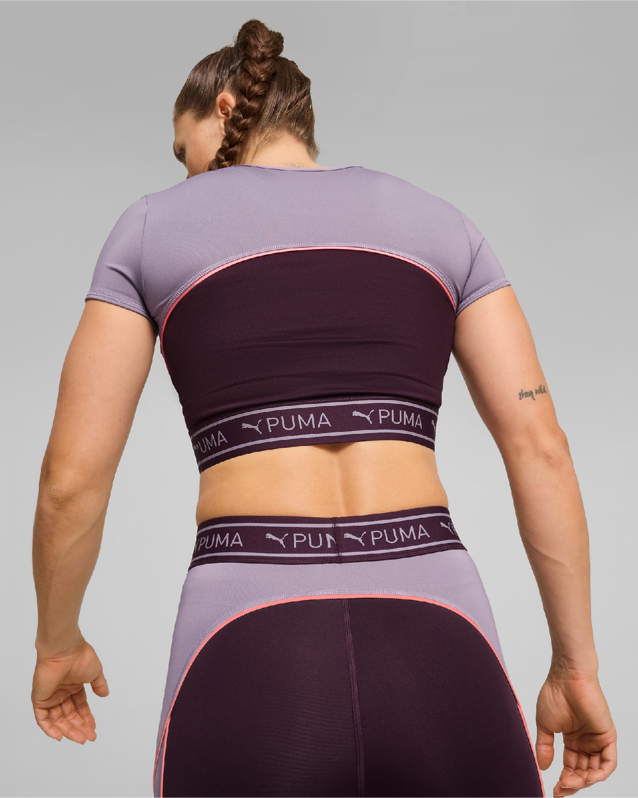 Image of Дамска Тениска PUMA PUMA STRONG BABY TEE - SHORT