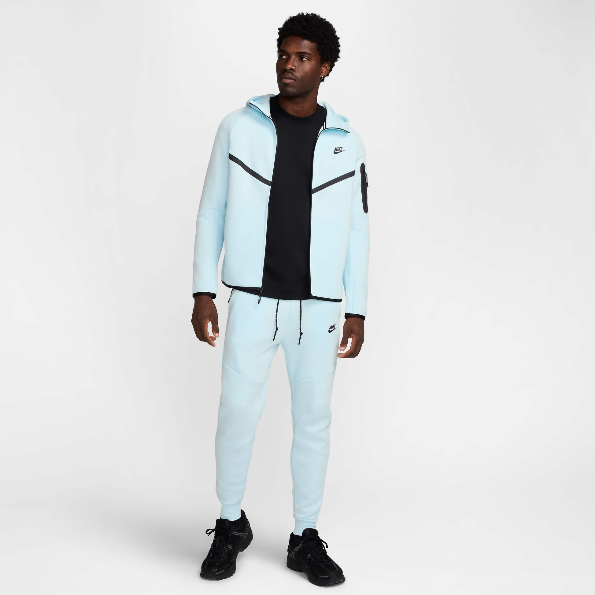 Мъжки Суитшърт NIKE M NK TCH FLC WR FZ JKT