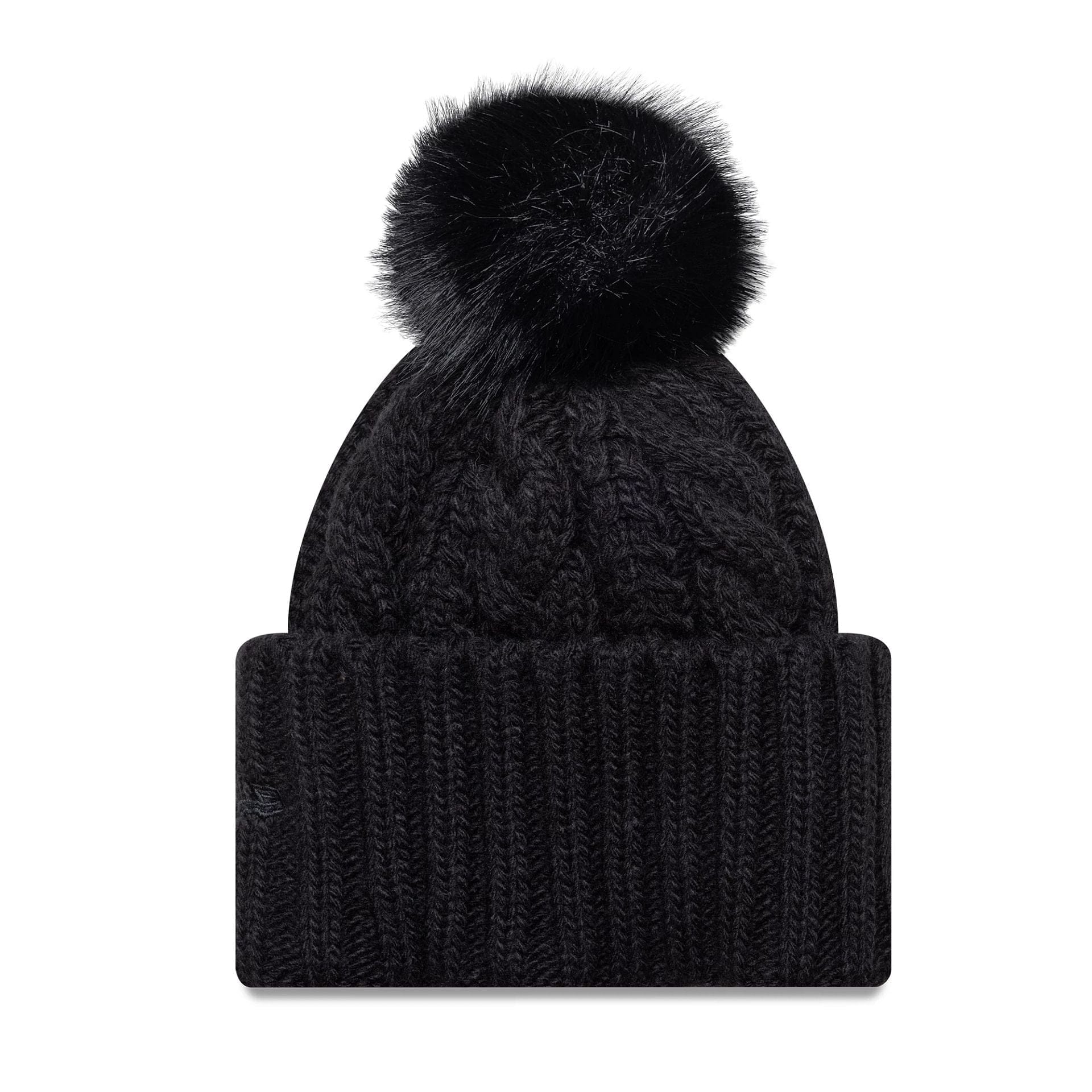 Унисекс Шапка NEW ERA KAPA WMNS CABLE WIDE BEANIE NEYYAN  BLK T:OSFM